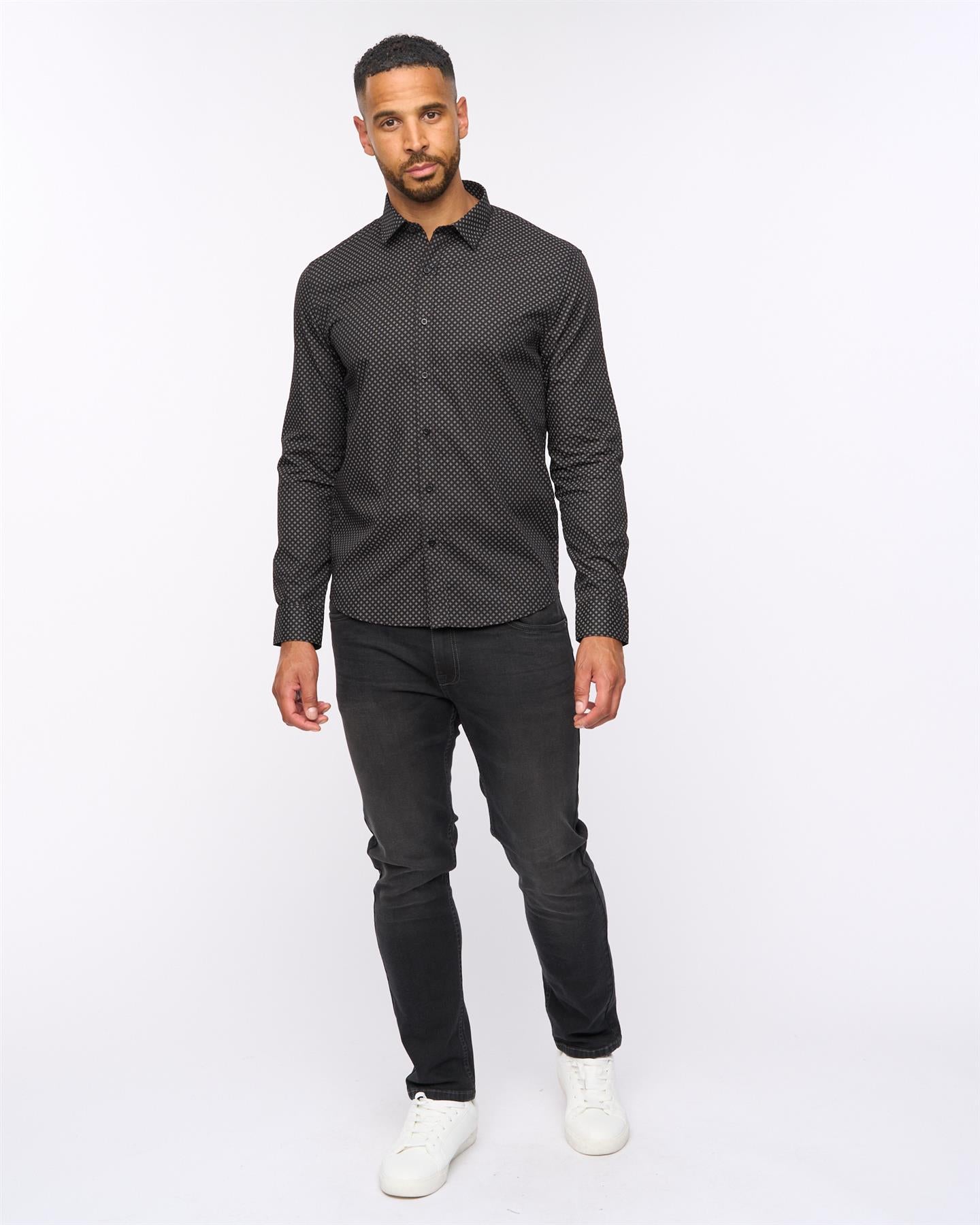 Hanshaw Shirt 2pk Black/White