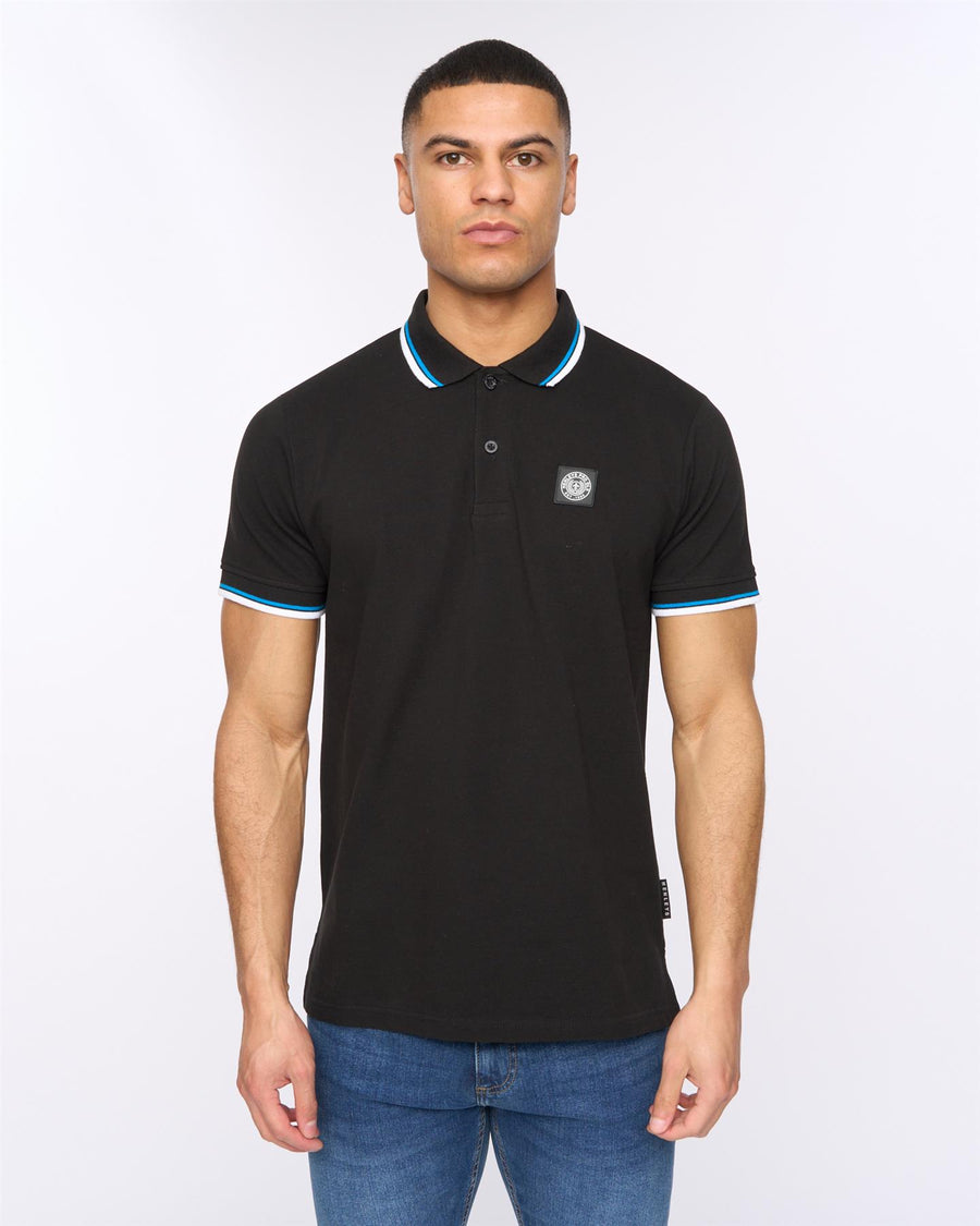 Mens Henalpha Polo Black