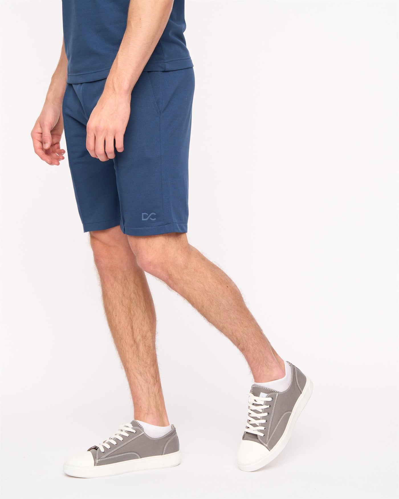 Mens Medford Polo & Shorts Set Navy