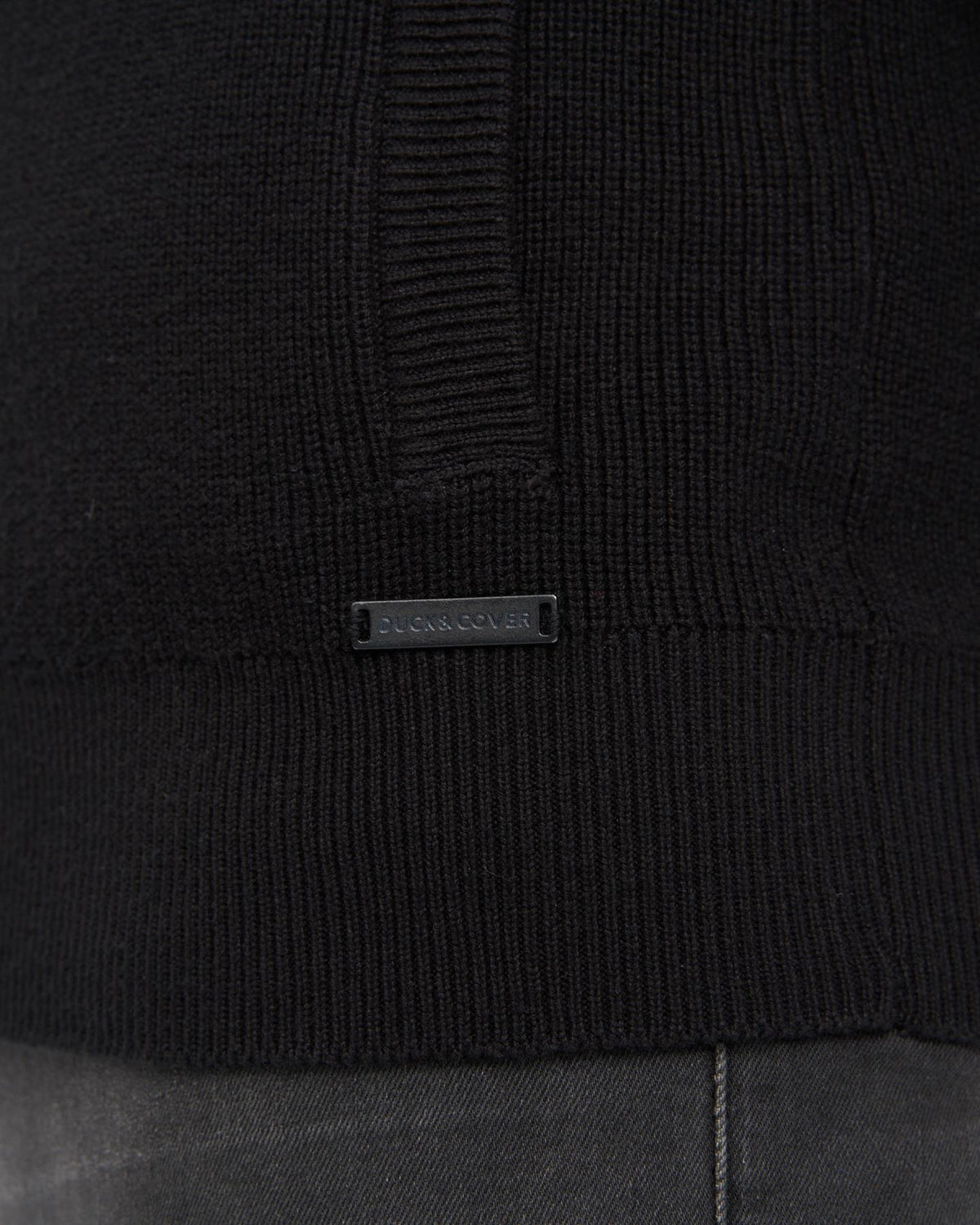 Mens Venosa Shawl Cardigan Black