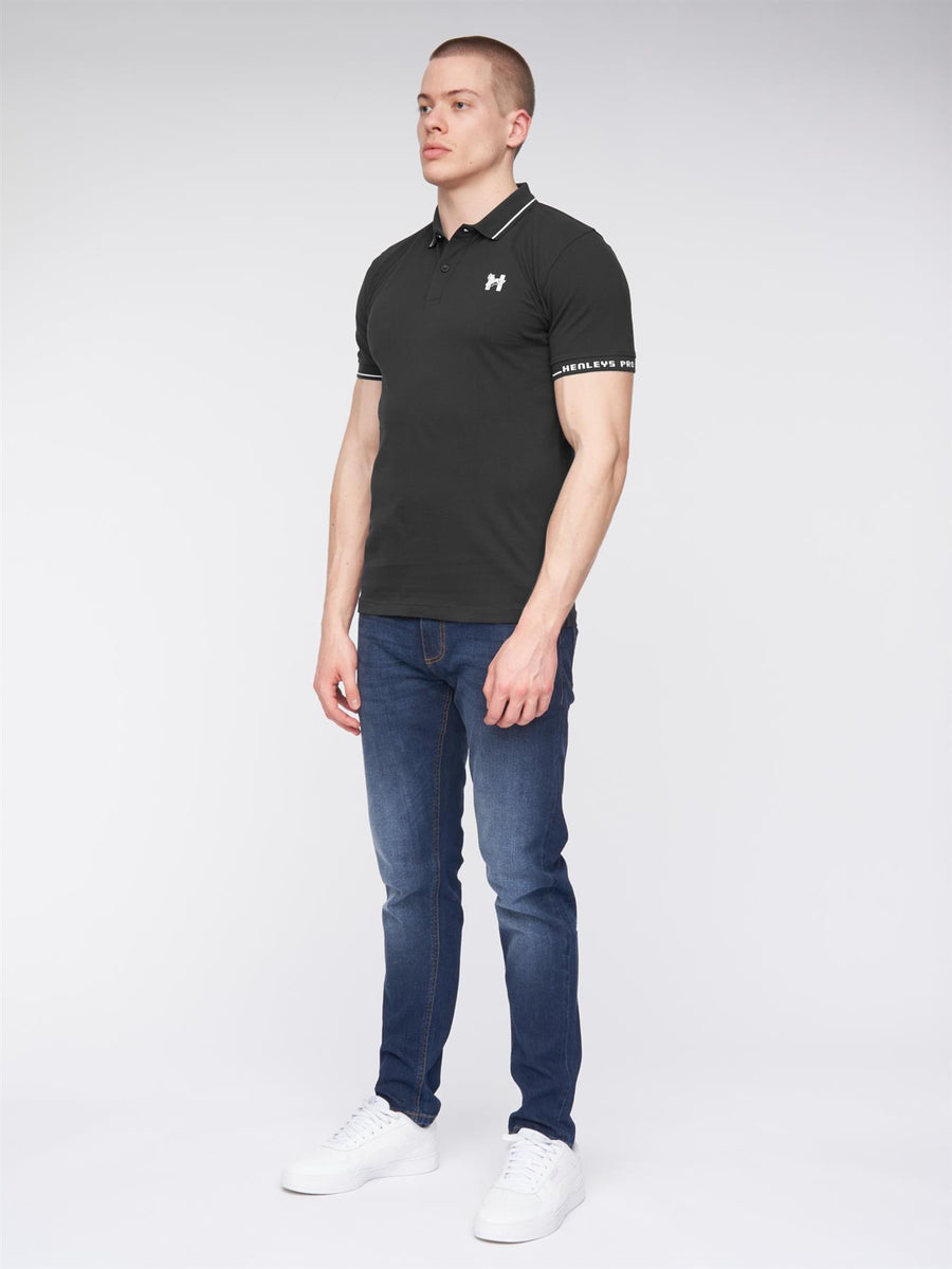 Mens Hentyme Polo Black