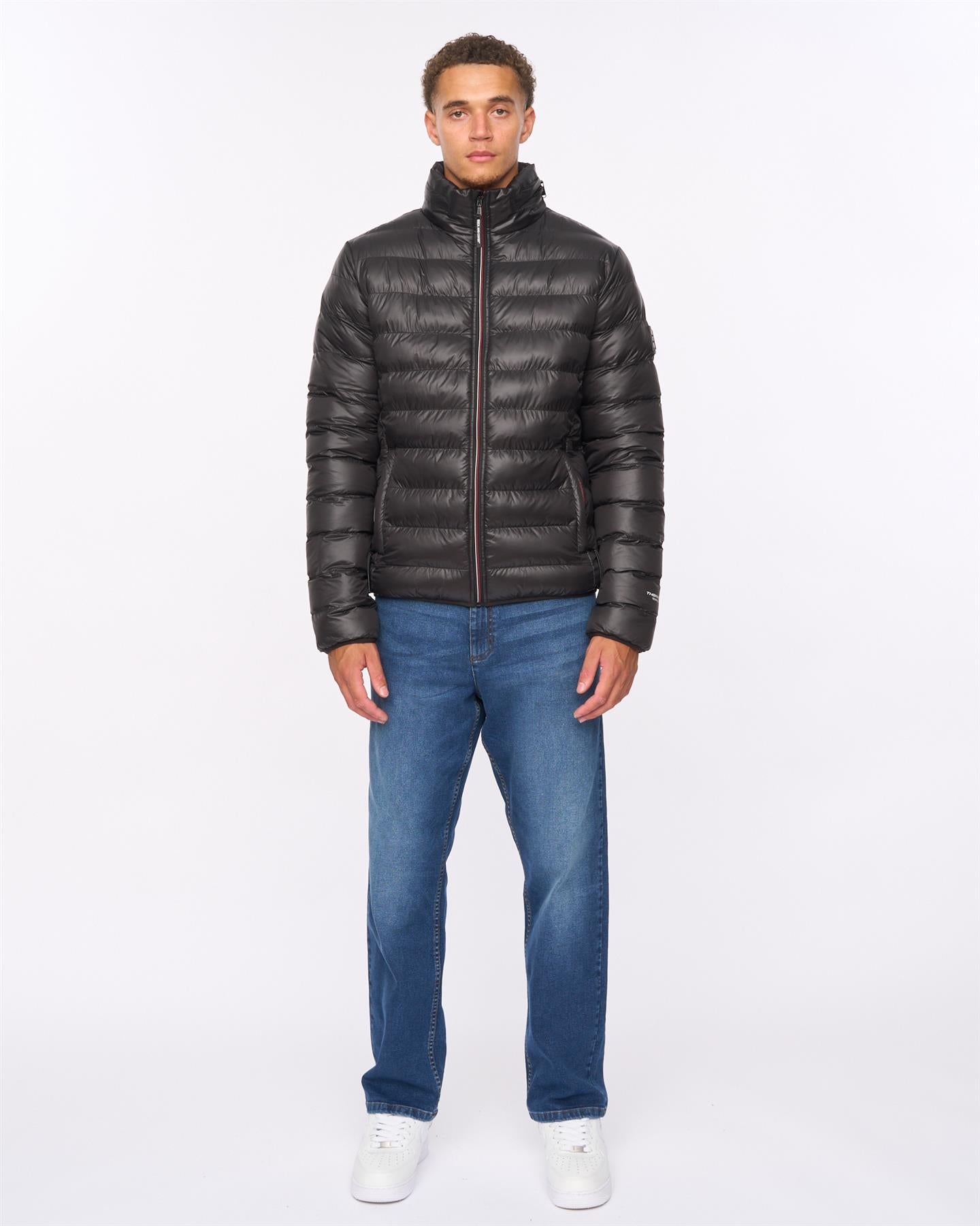 Mens Shemmy Two Quilted Jacket Black