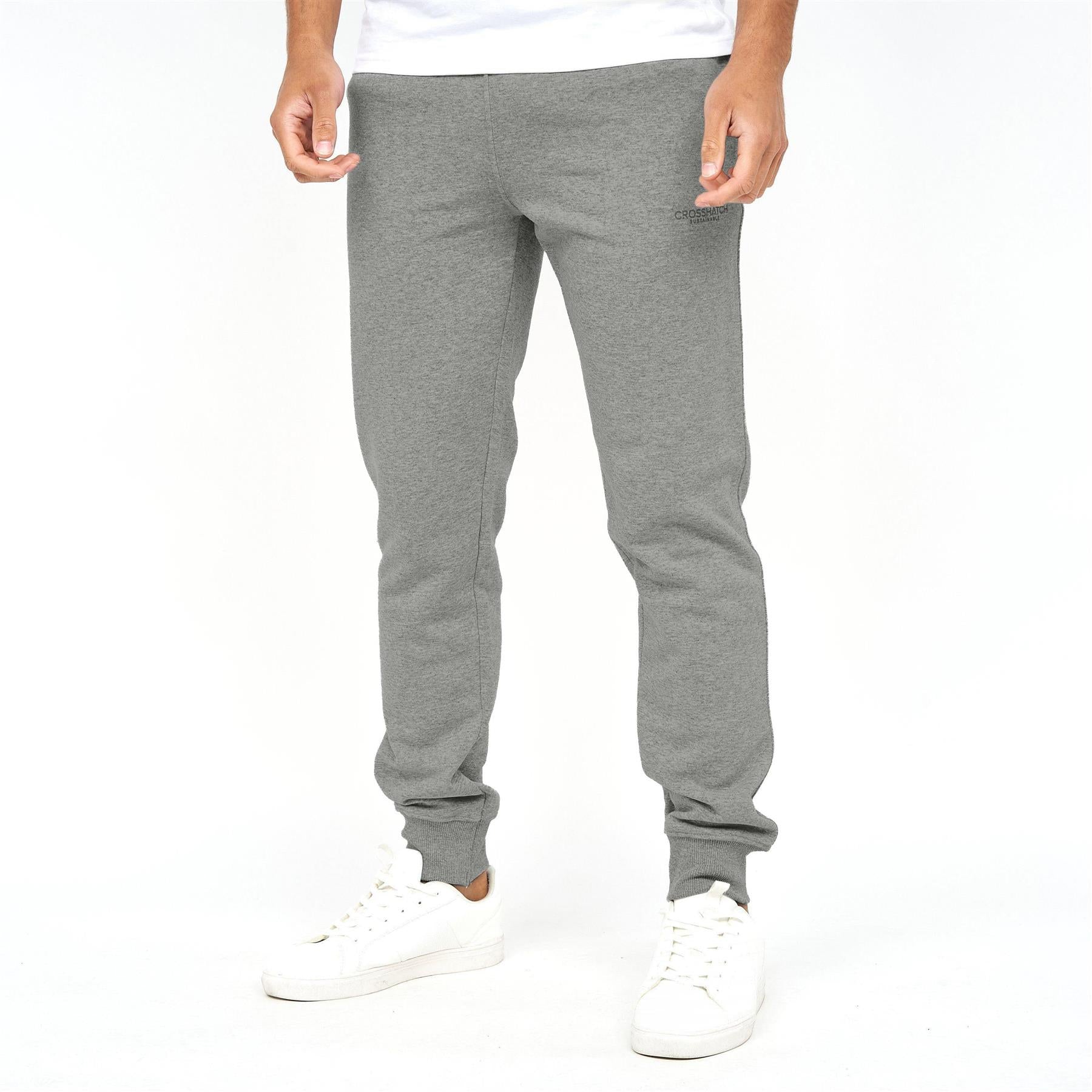 Mens Mayview PKB Joggers 3pk Black Grey Navy