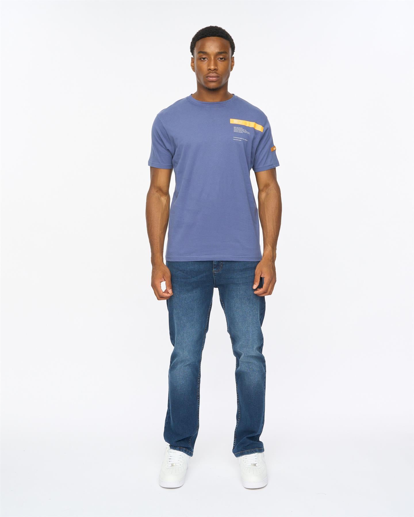 Mens Ambridge T-Shirt Denim Blue