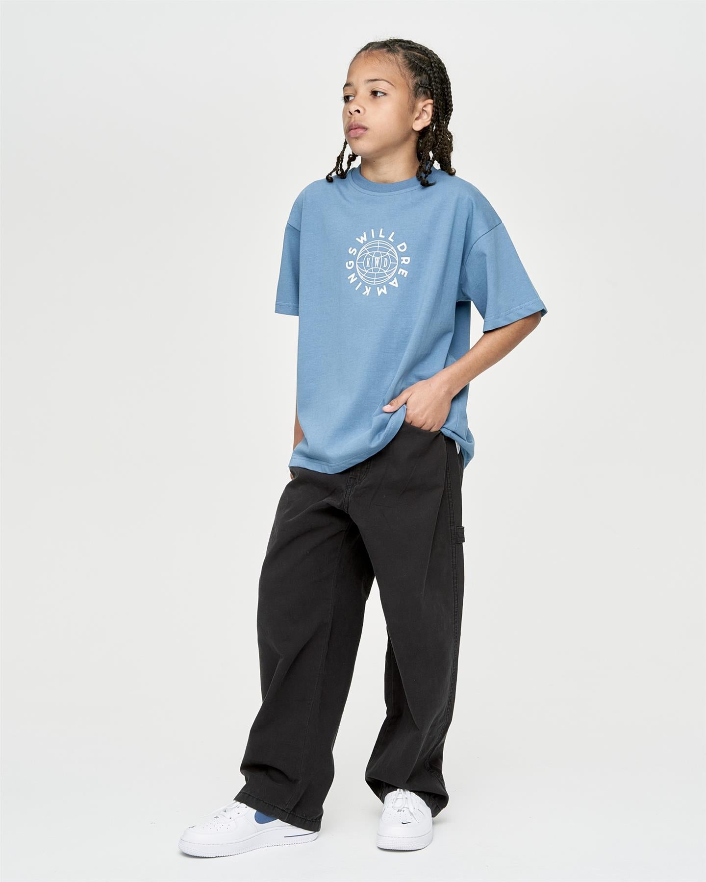 Kids Boys Studio Globalise T-Shirt Blue