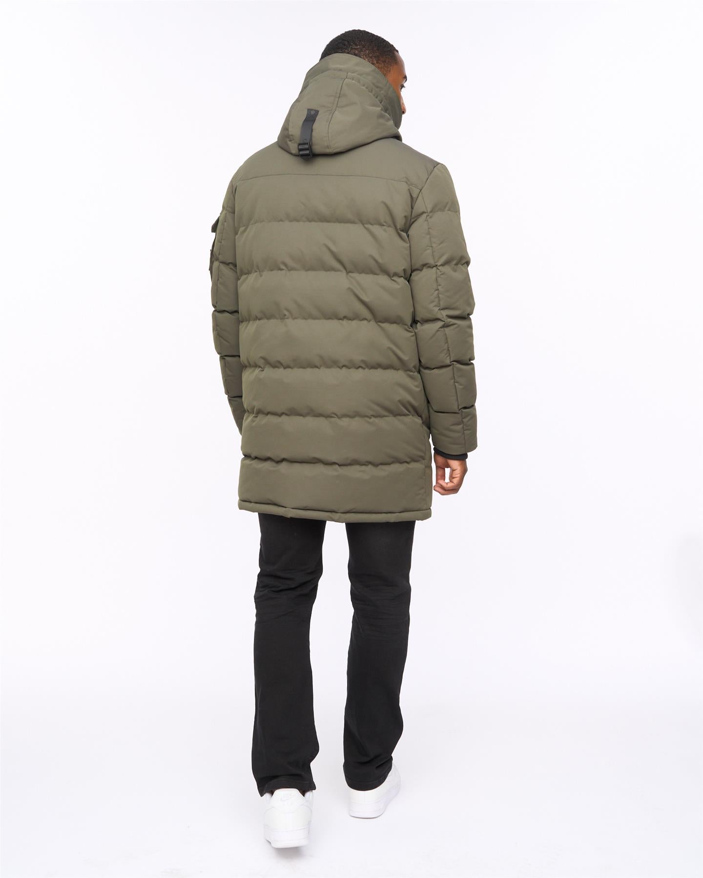 Mens Milwaka Long Jacket Olive