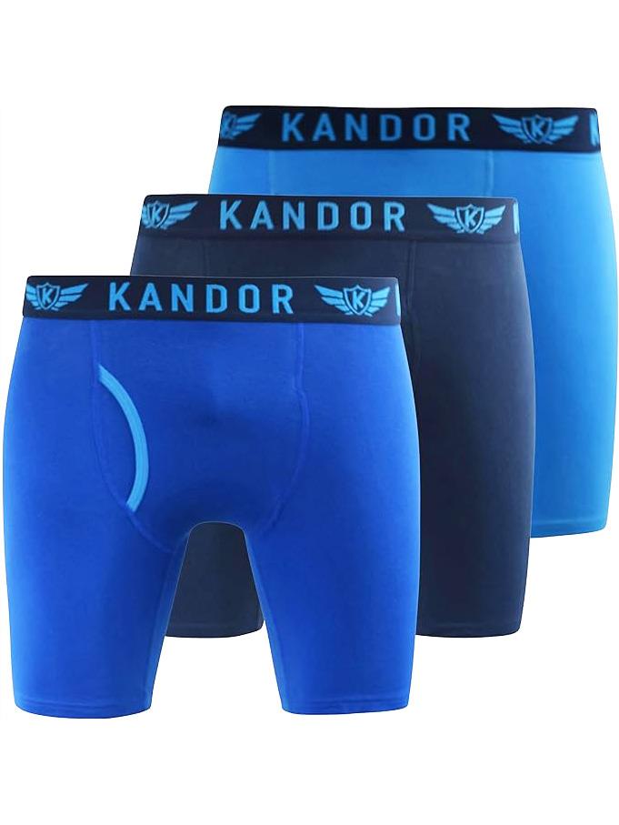 Men's Trunken Boxers 3pk Blue