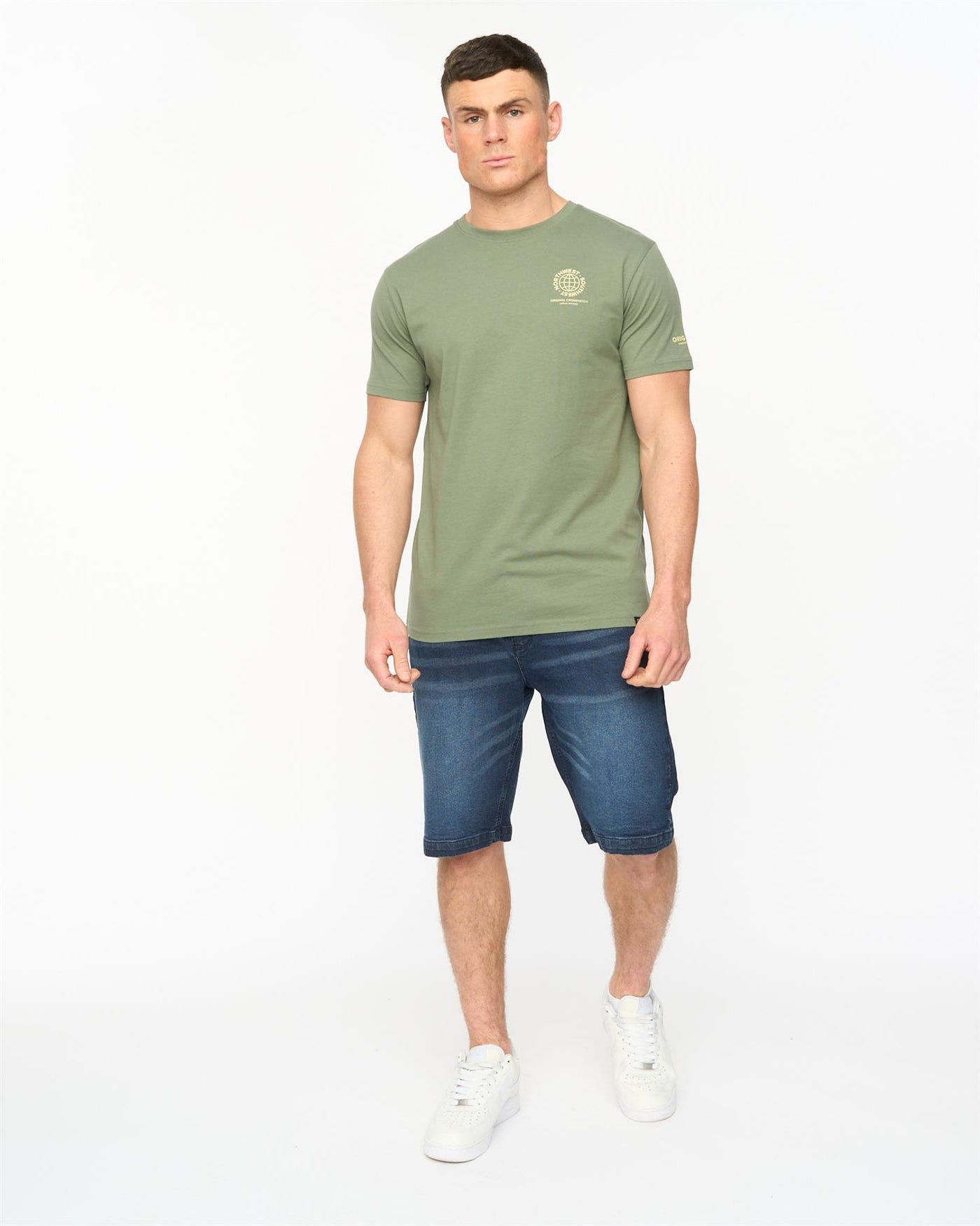 Mens Kamaline Denim Shorts Dark Wash