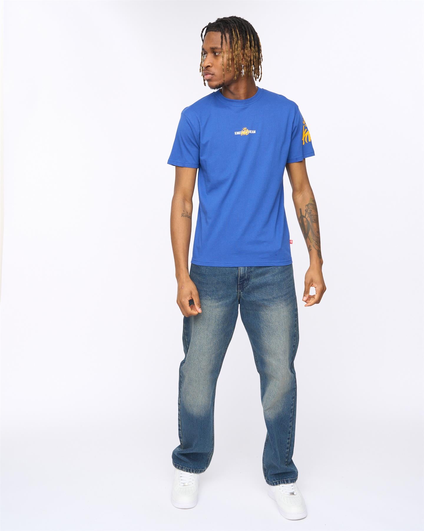 Mens Built T-Shirt Blue