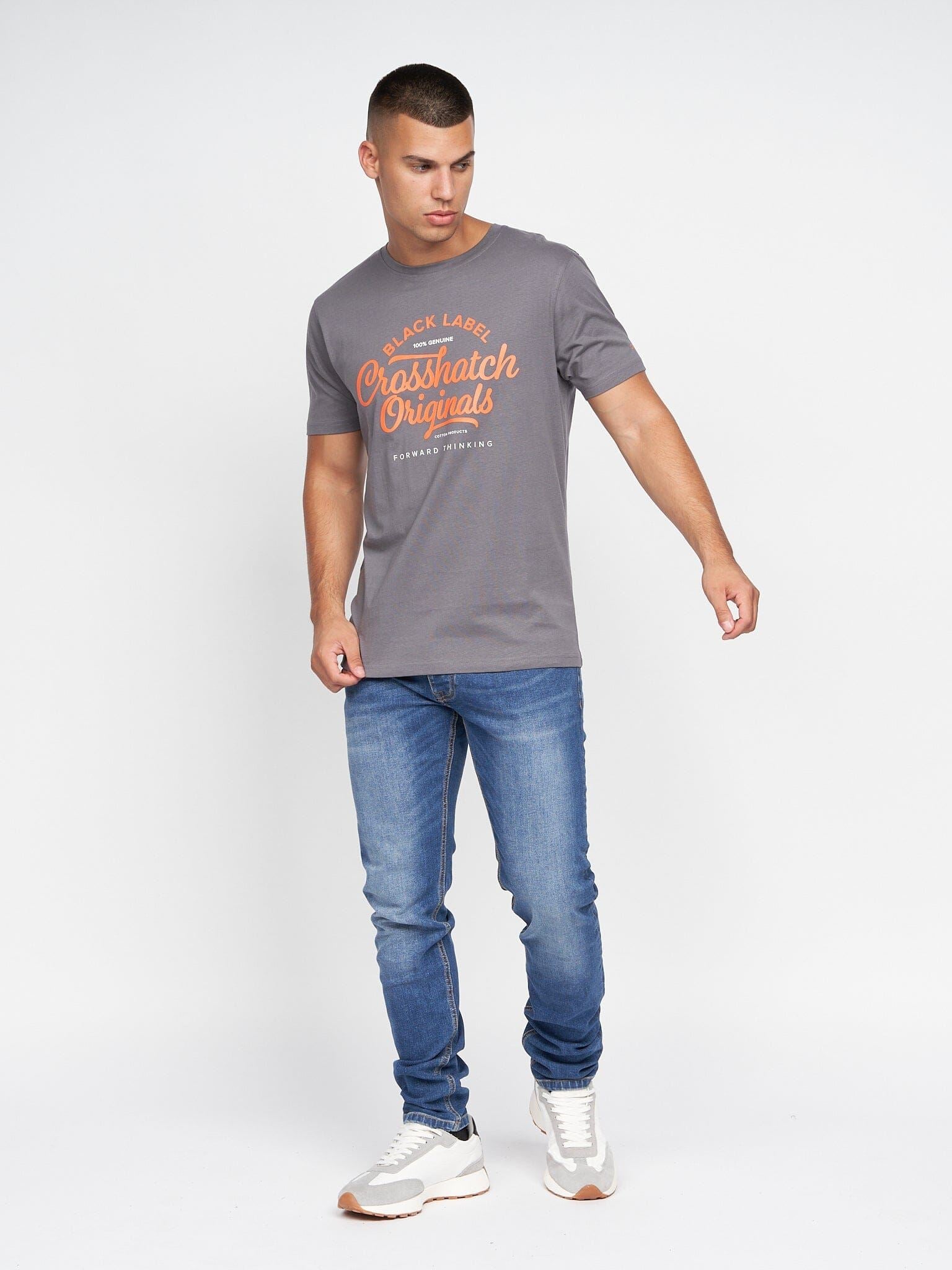 Univarsity T-Shirt 2pk Olive/Grey