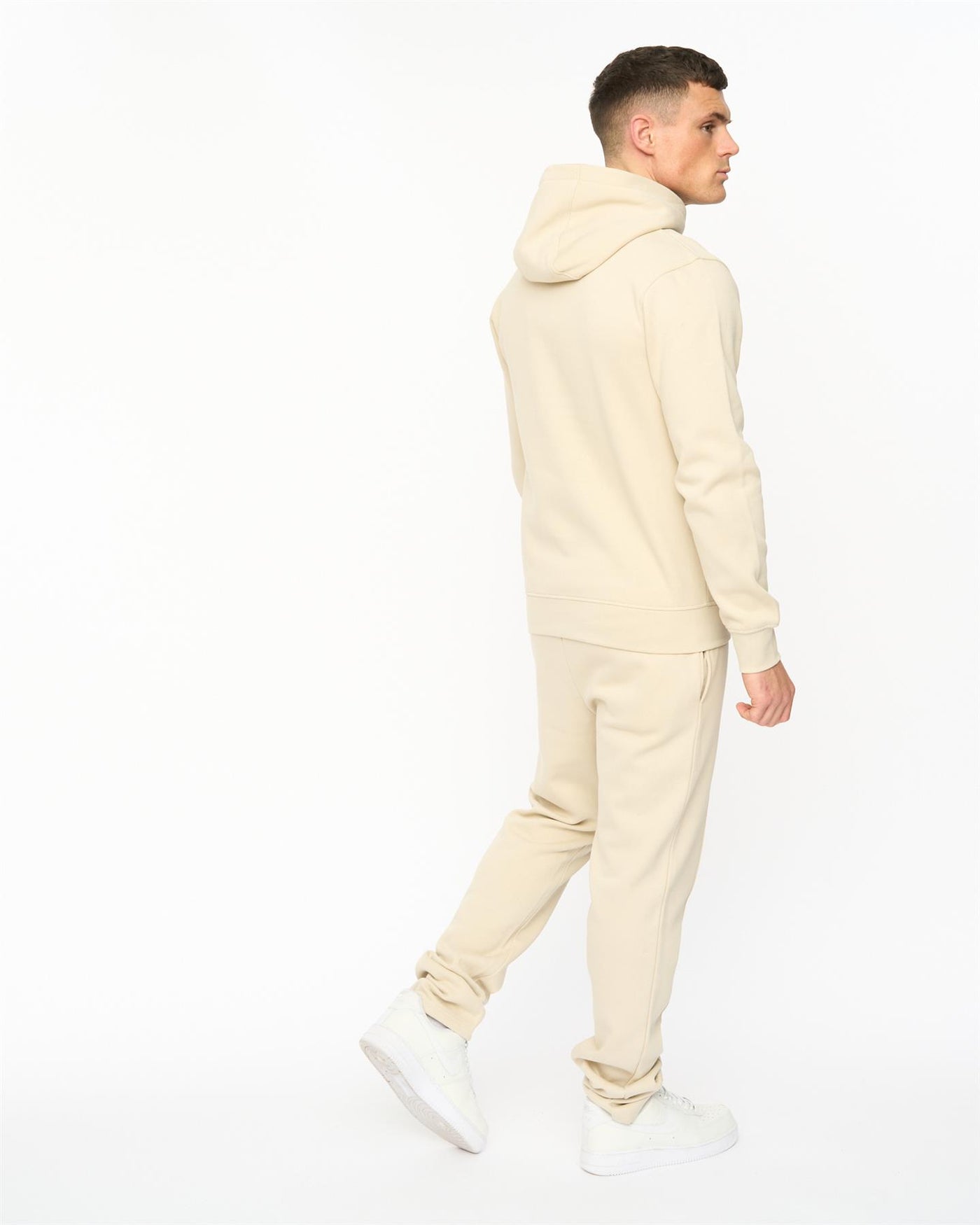 Mens Crufton Hoodie Light Stone