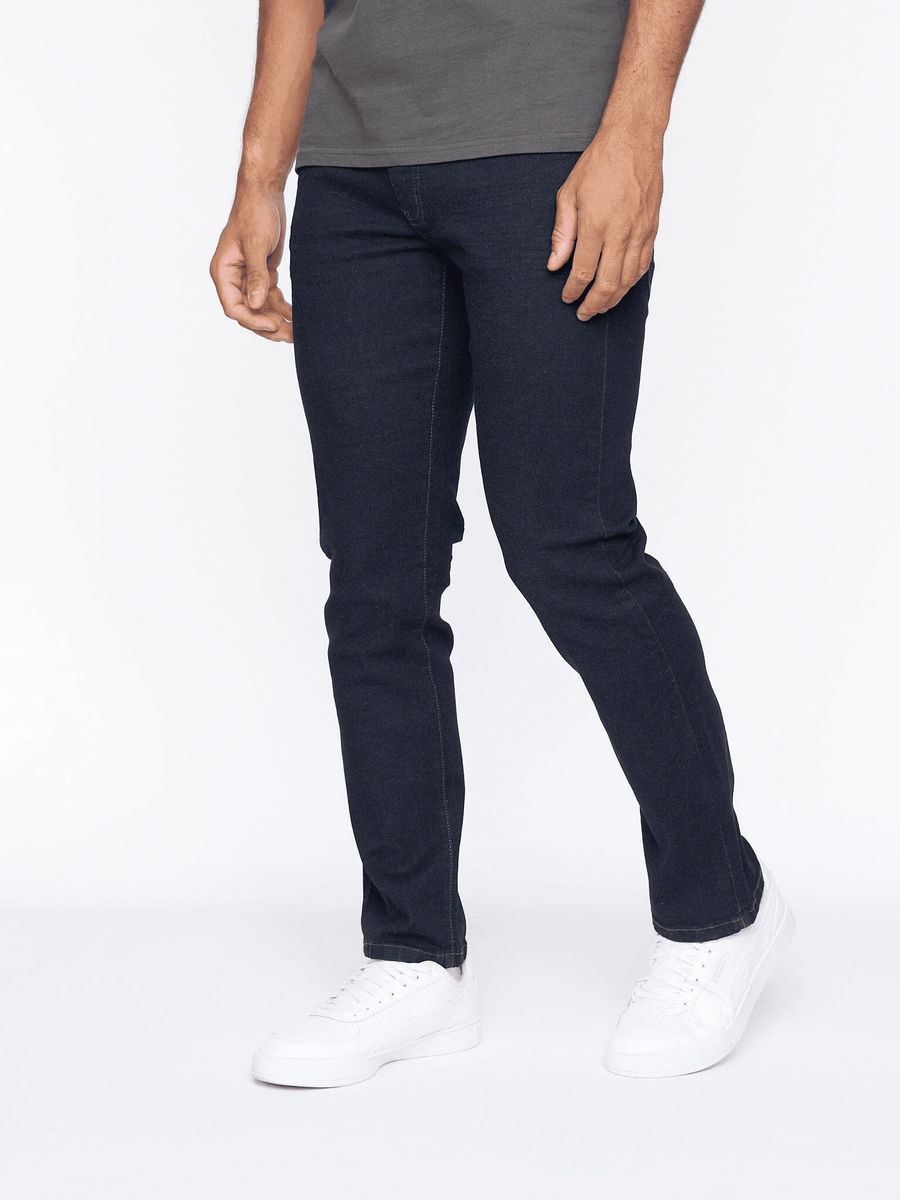 Farrowed Stretch Denim Jeans Raw Wash