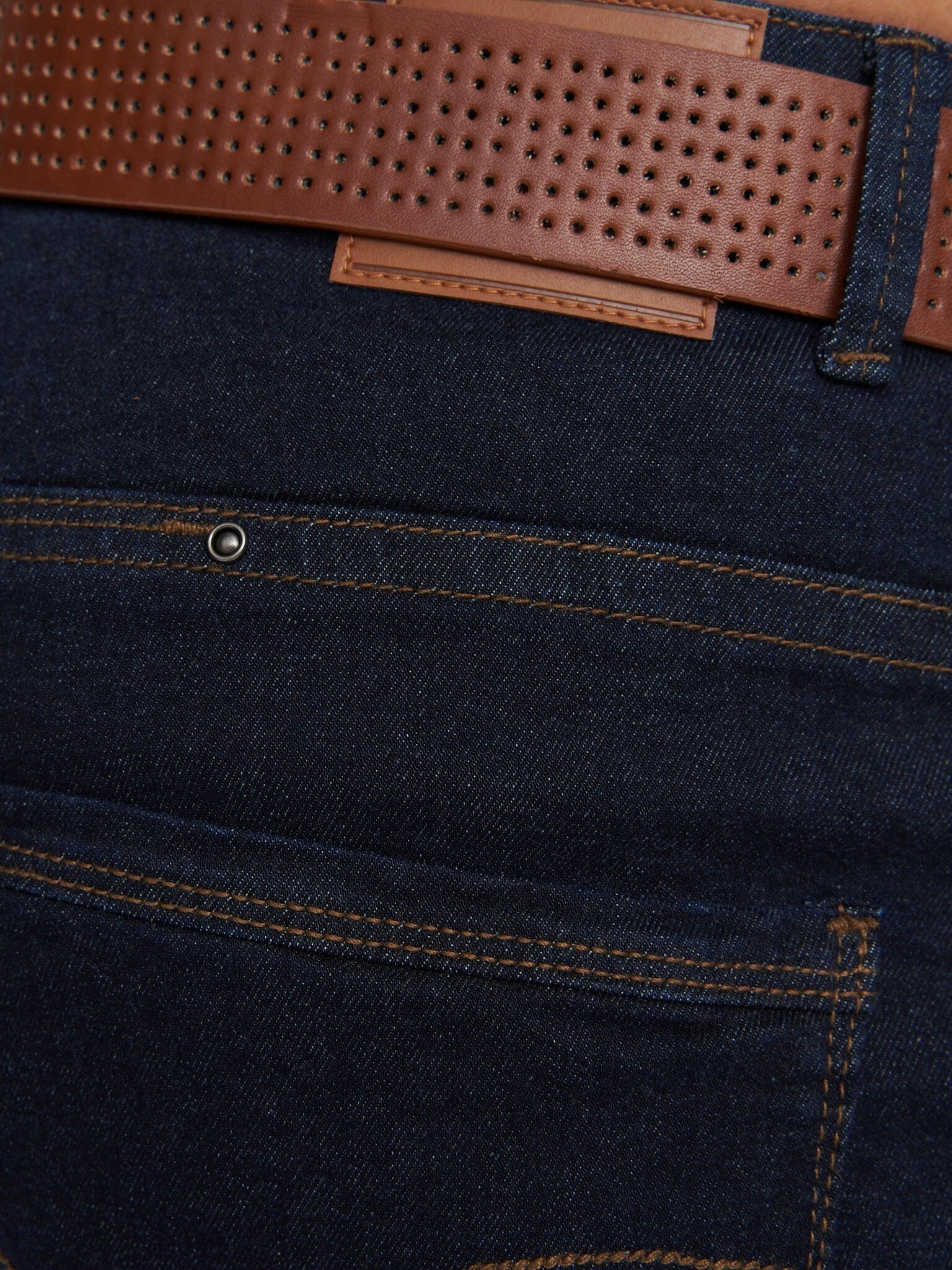 Farrowed Stretch Denim Jeans Raw Wash