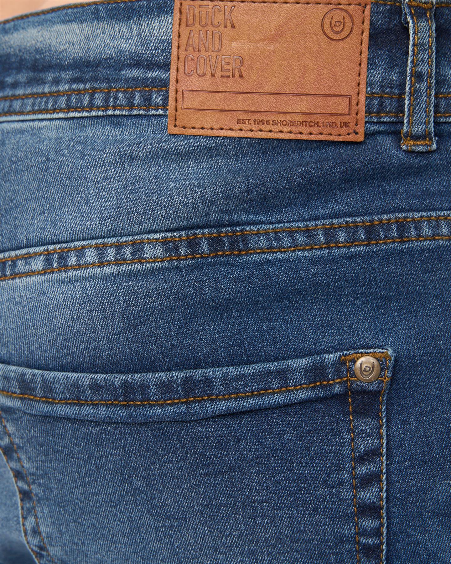 Mens Kelvyn Relaxed Fit Jeans Mid Wash
