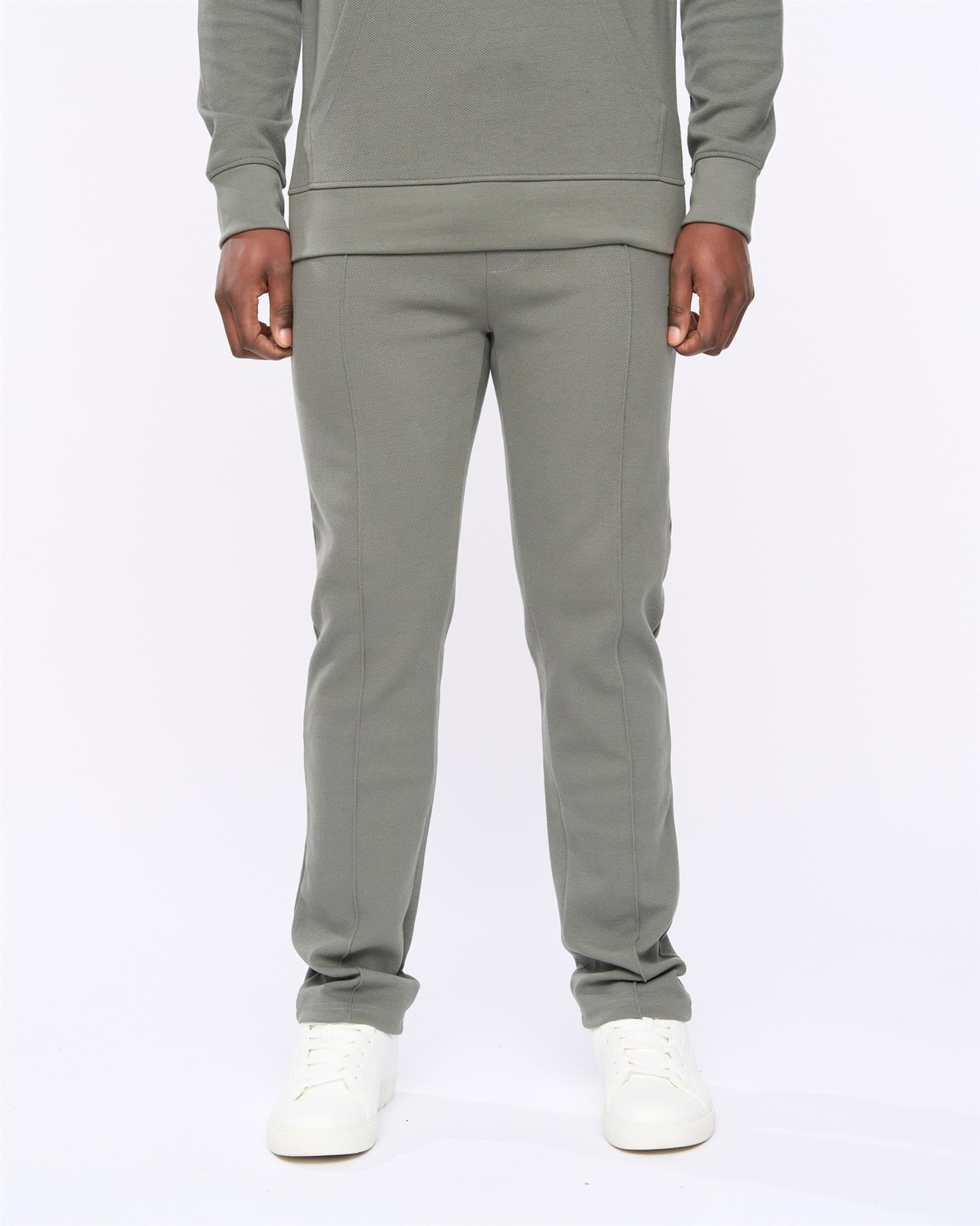 Mens Hannings Zip Thru & Joggers Set Olive