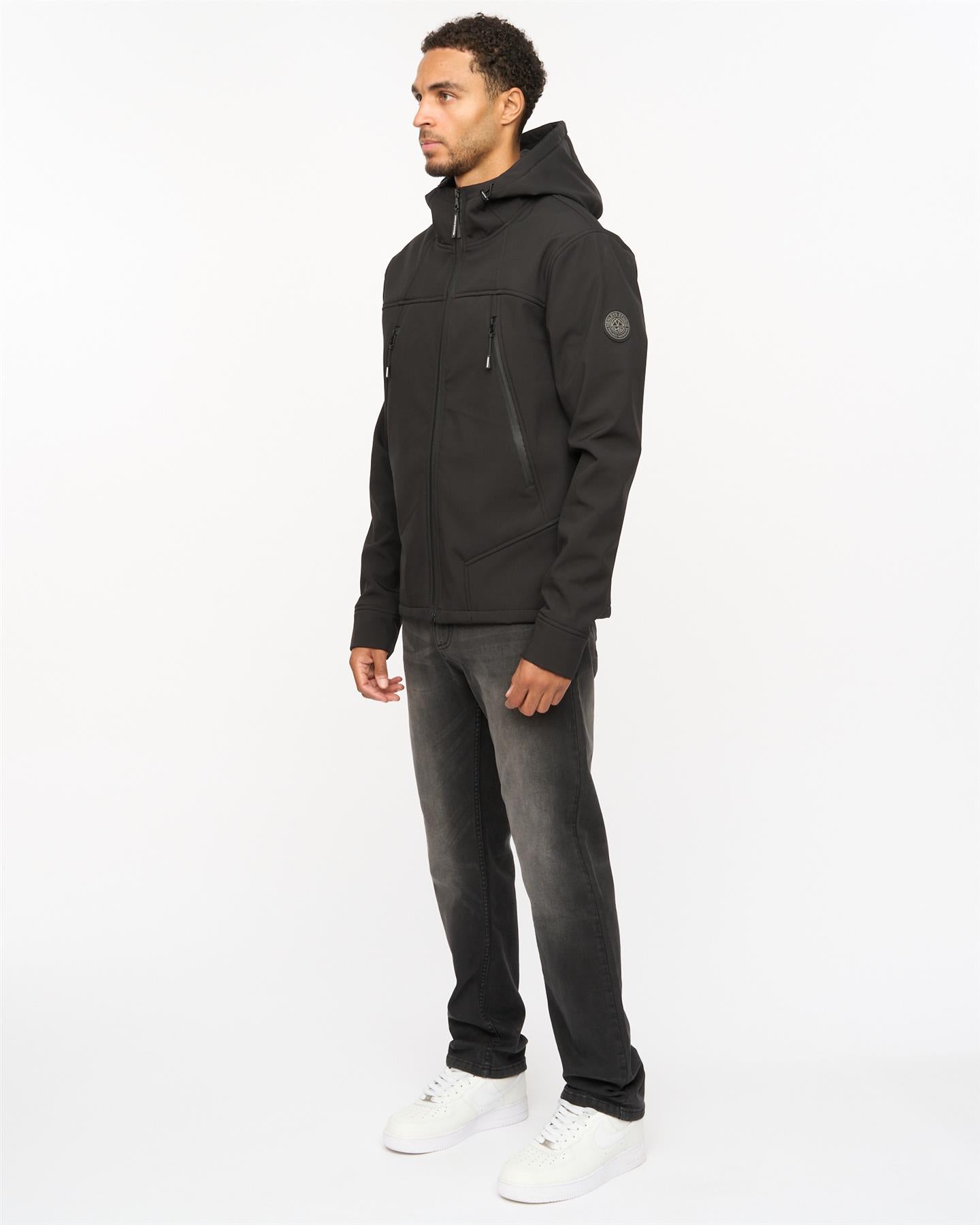 Mens Expand Soft Shell Jacket Black