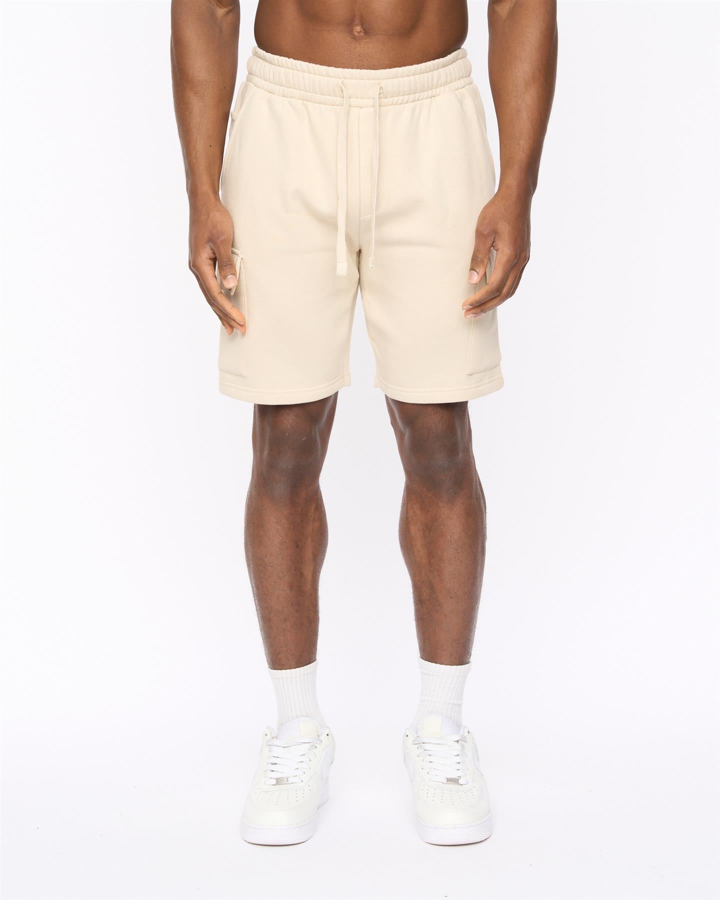 Mens Bardon Cargo Shorts Light Stone