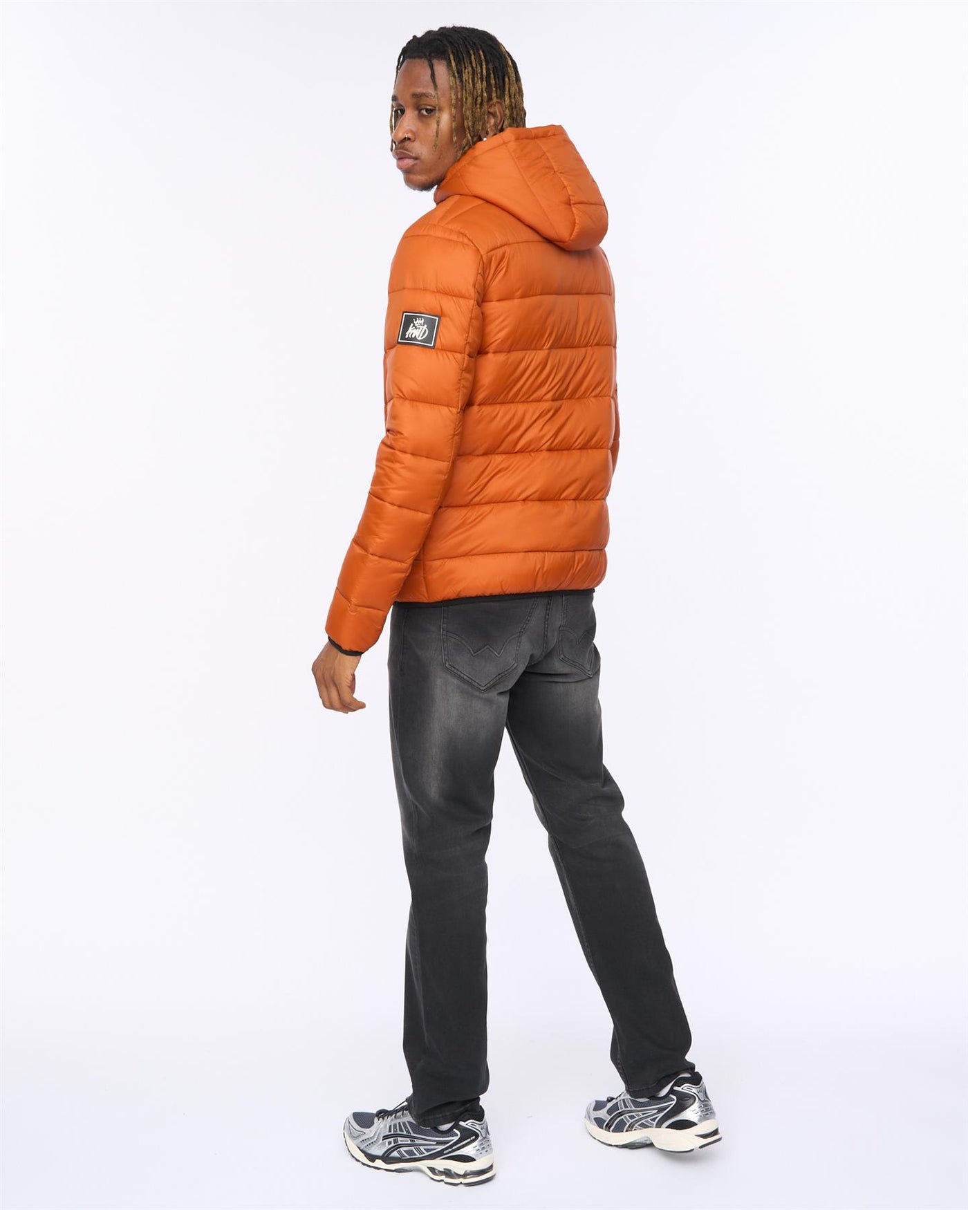 Mens Barcana Puffer Jacket Orange