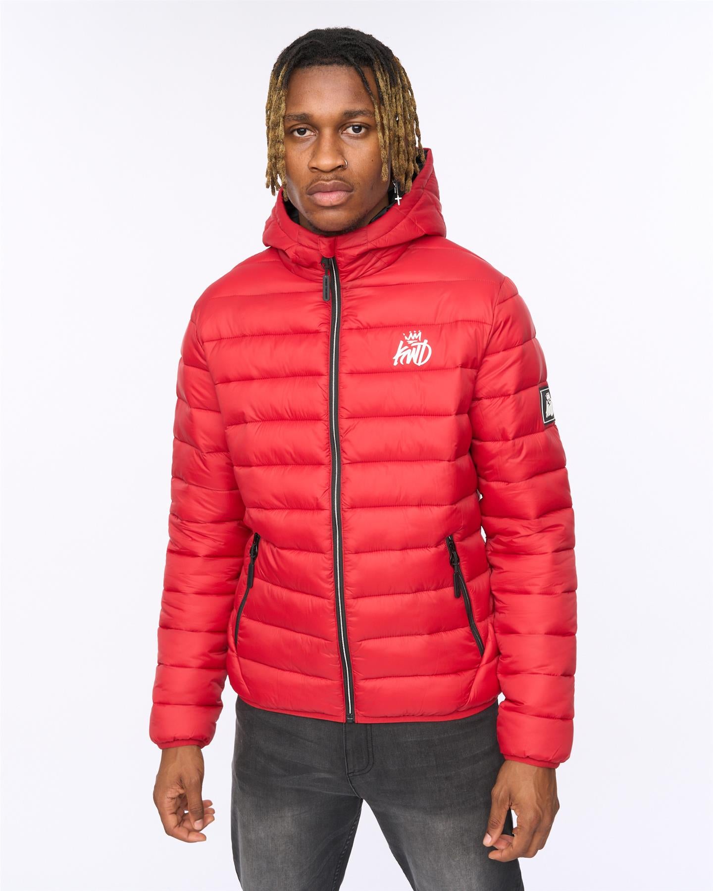 Mens Jackinson Puffer Jacket Red