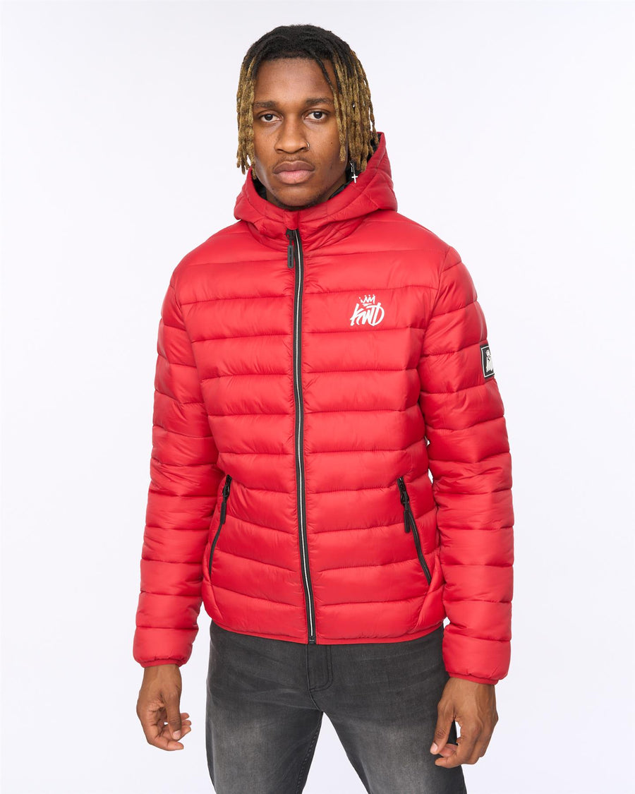 Mens Jackinson Puffer Jacket Red