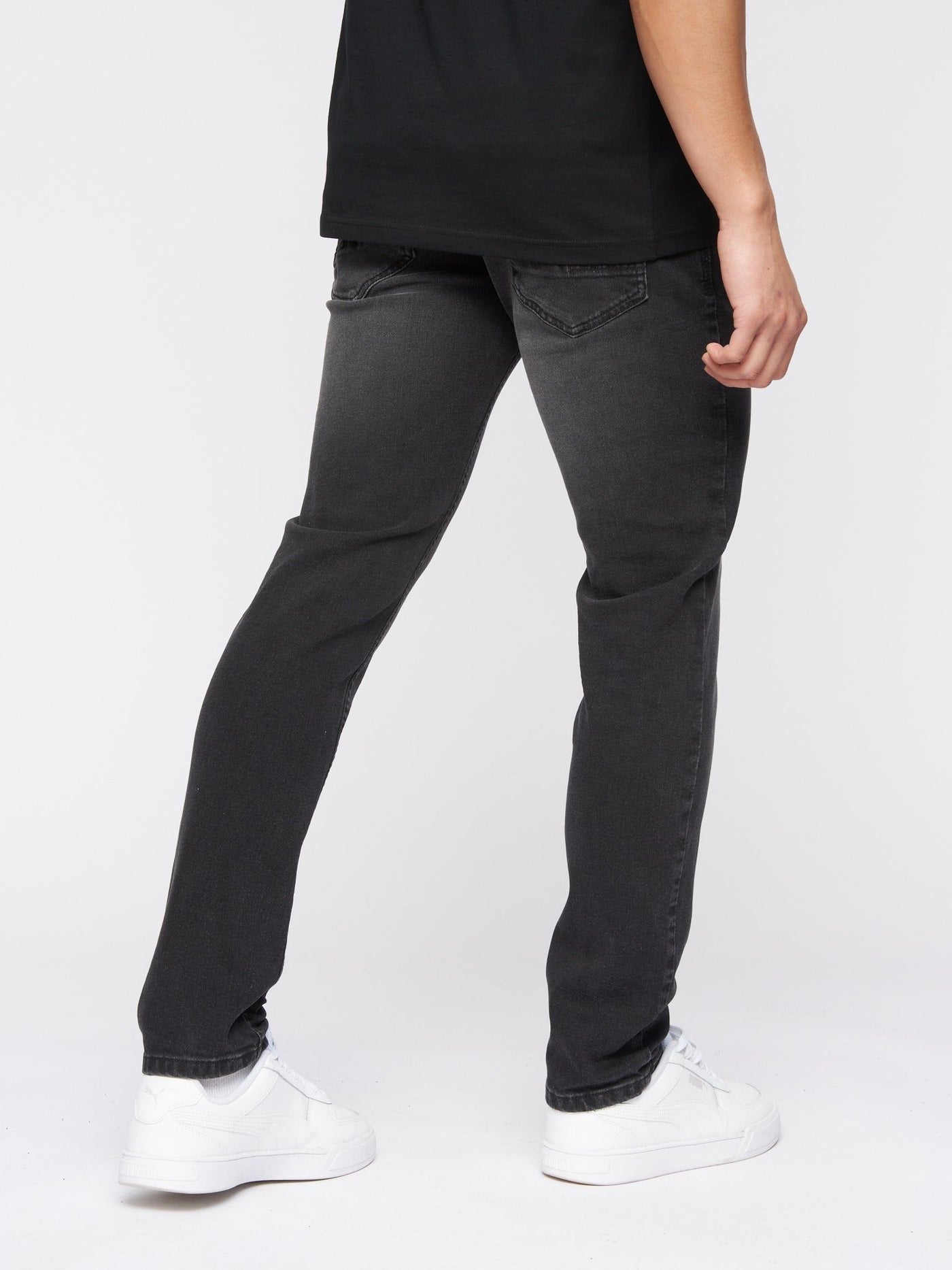 Buraca Slim Fit Denim Jeans Black Wash