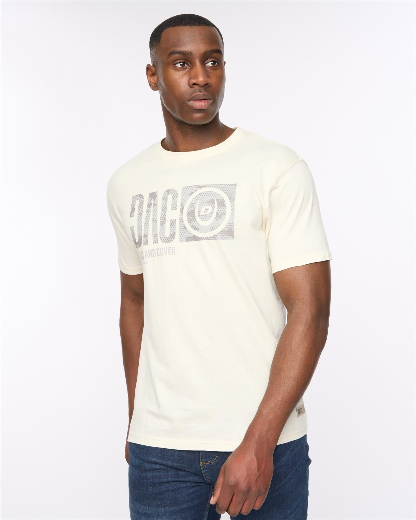 Mens Hexocamo T-Shirt Off White
