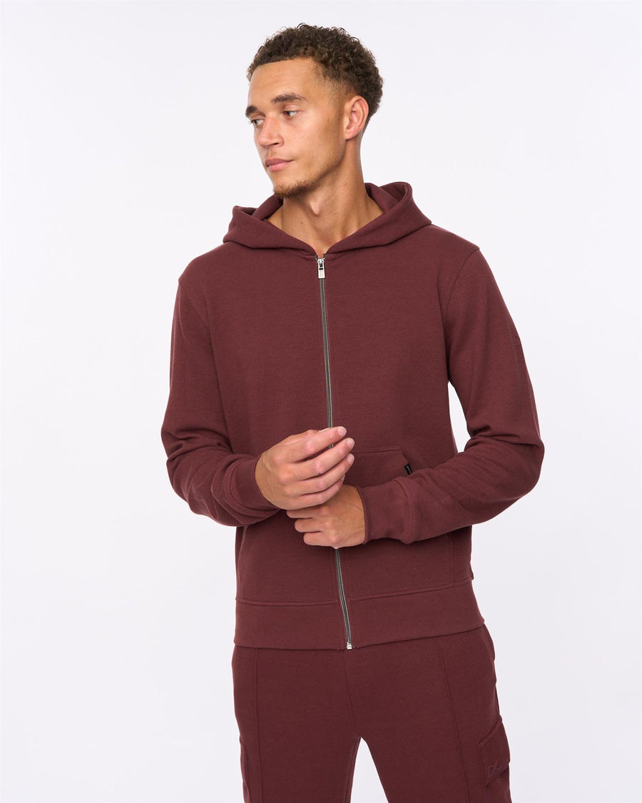 Mens Optimus Hoodie Wine