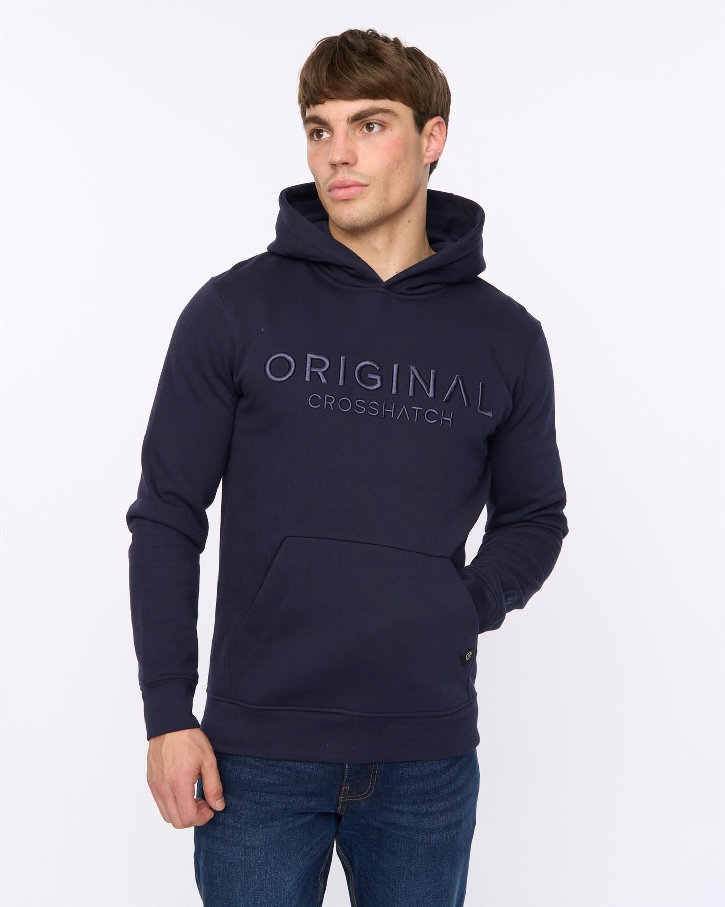 Mens Haromere Hoodie Navy