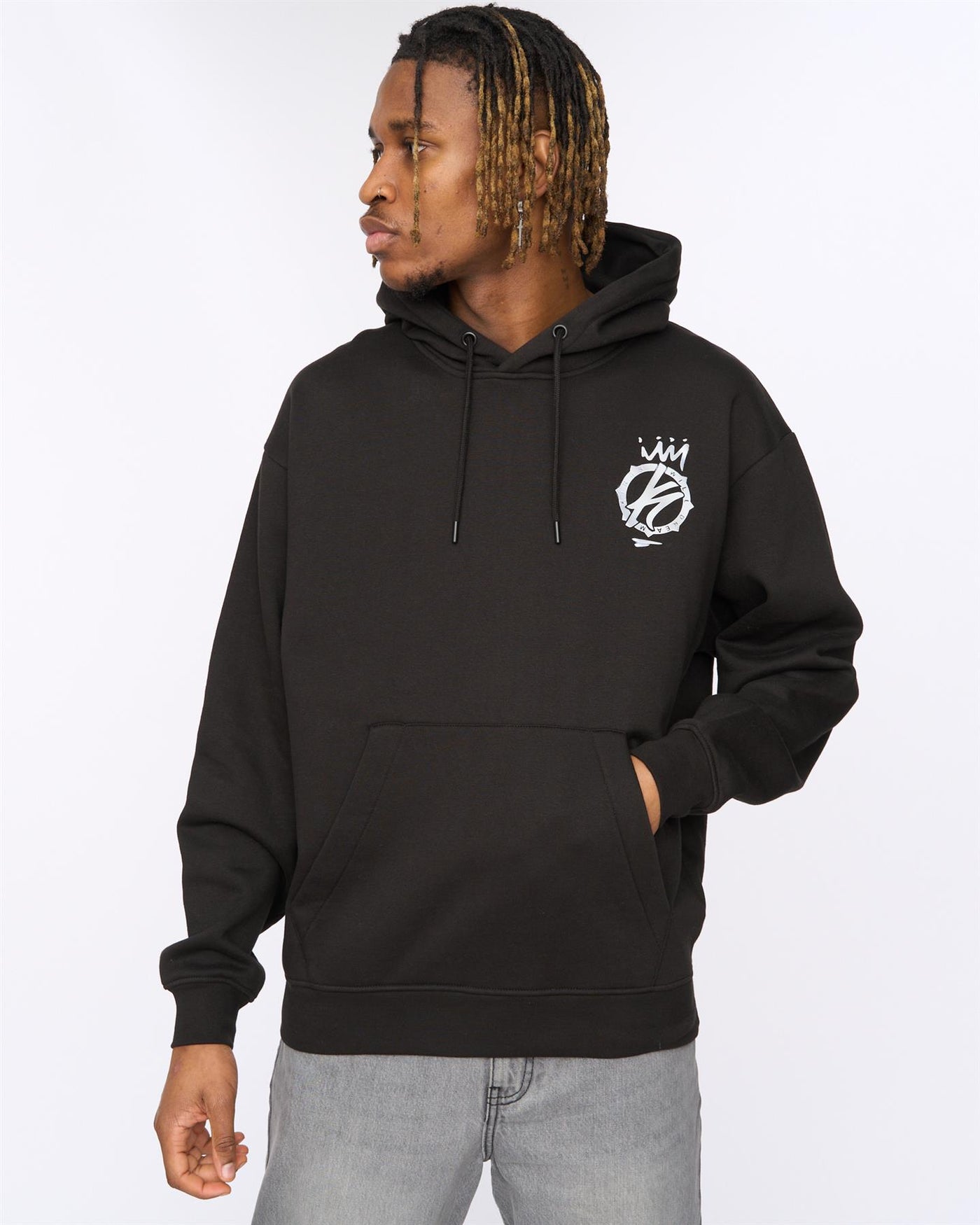 Mens Kayspray Hoodie  Black