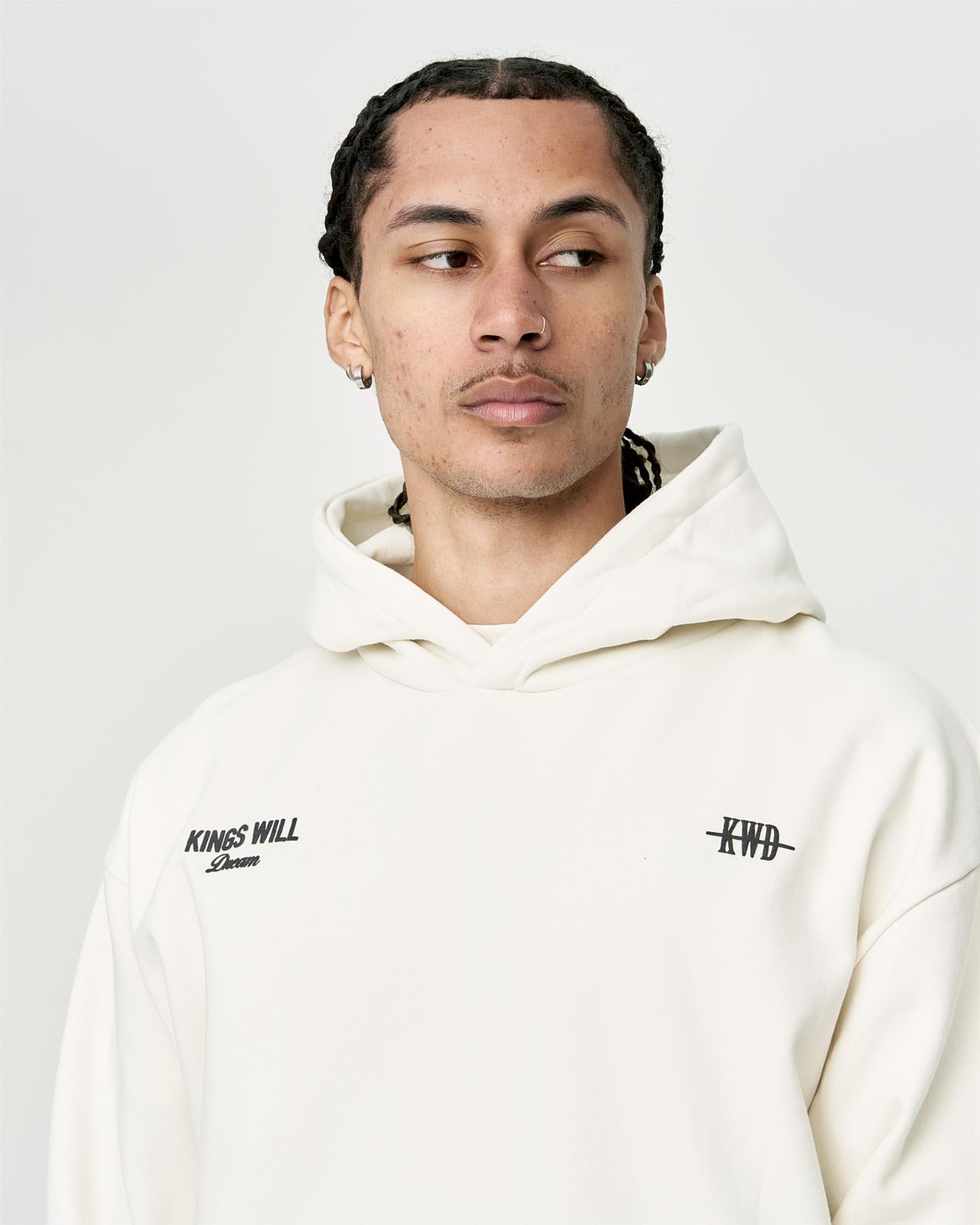 Mens Studio Garment District Hoodie White