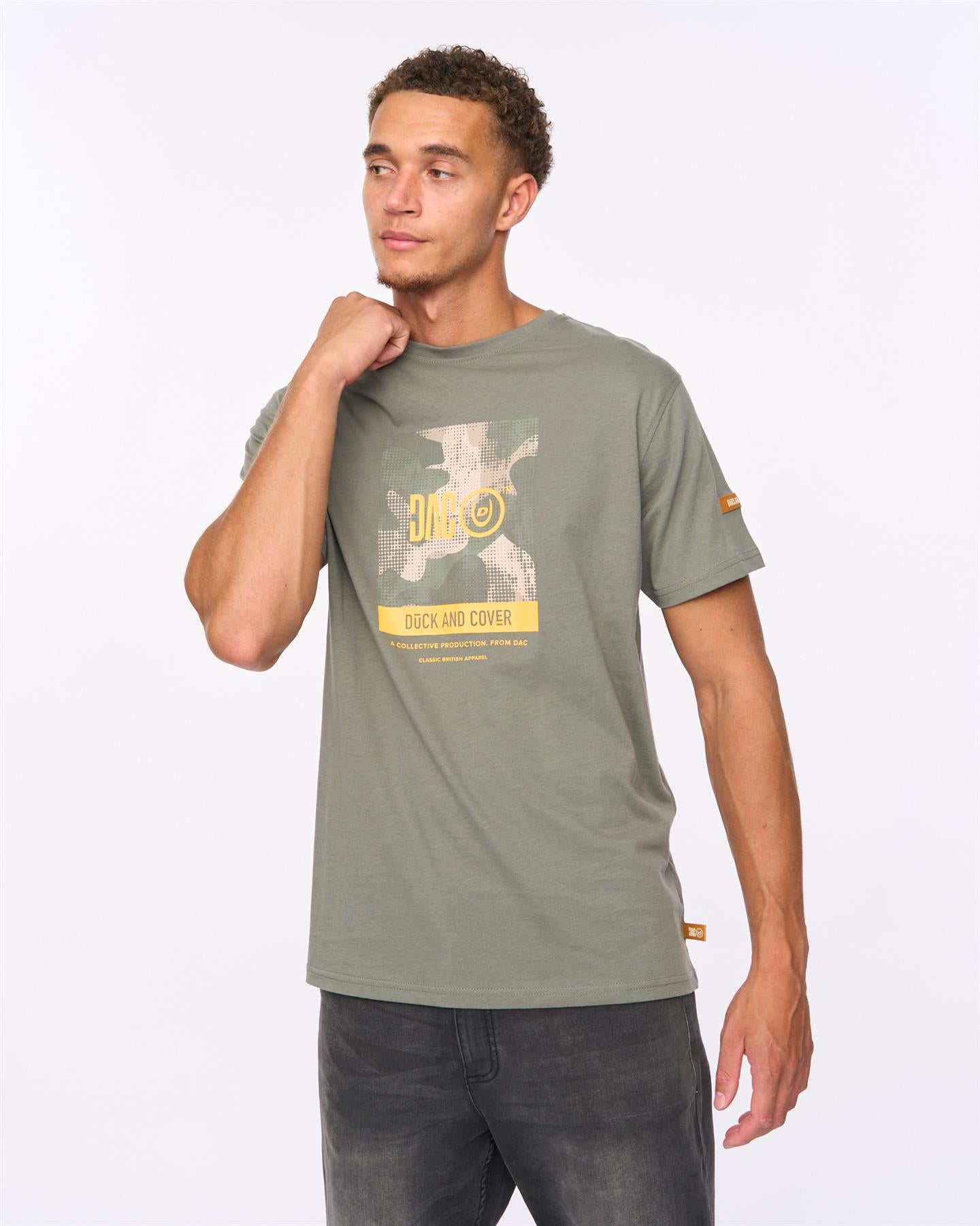 Mens Camostack T-Shirt Dark Olive