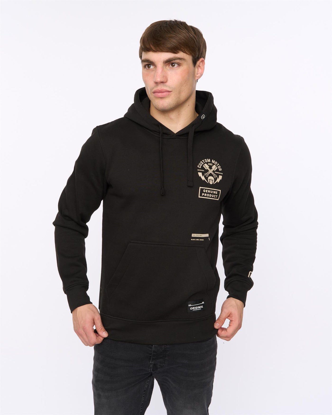 Mens Moules Hoodie Black
