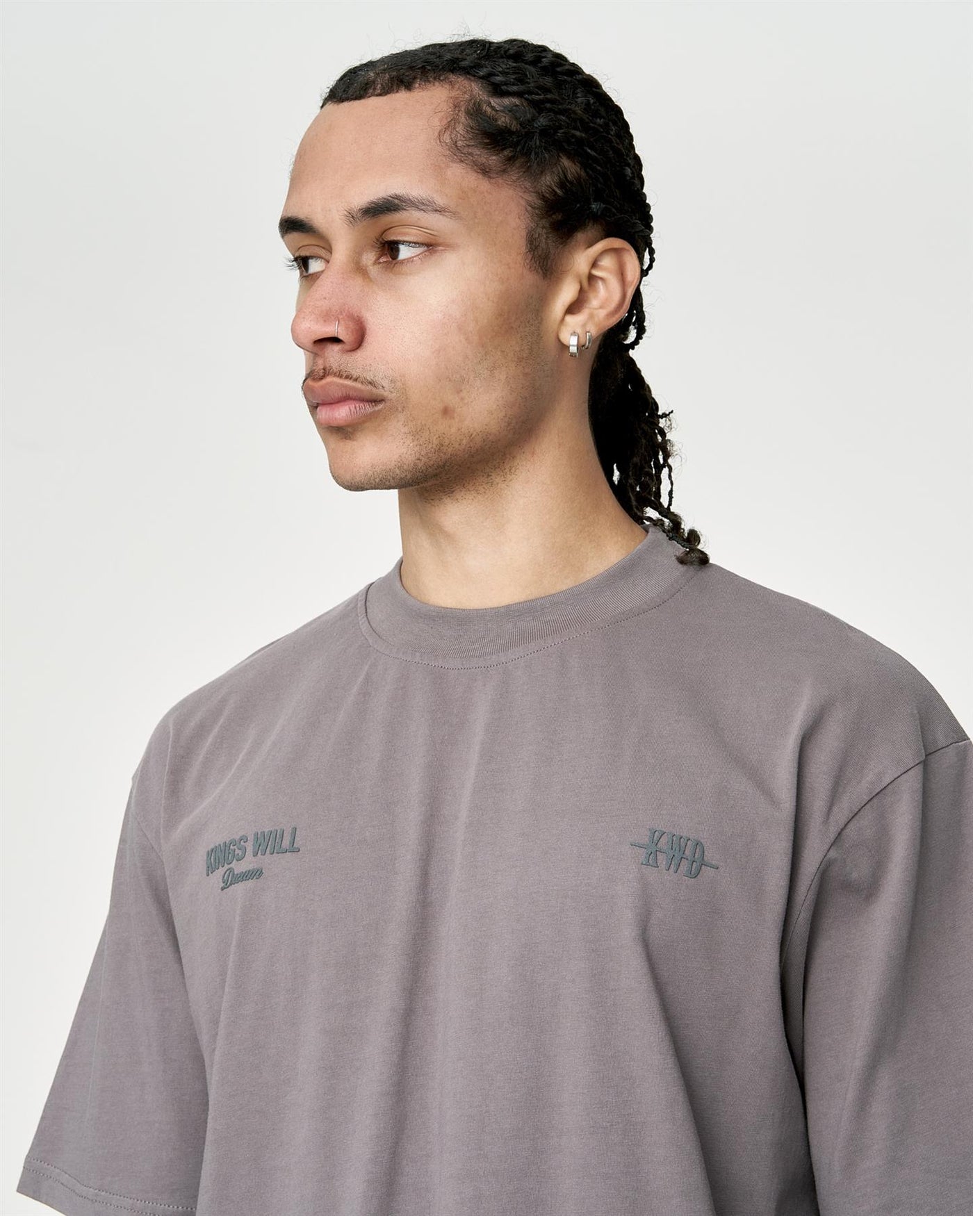 Mens Studio Garment District T-Shirt Grey