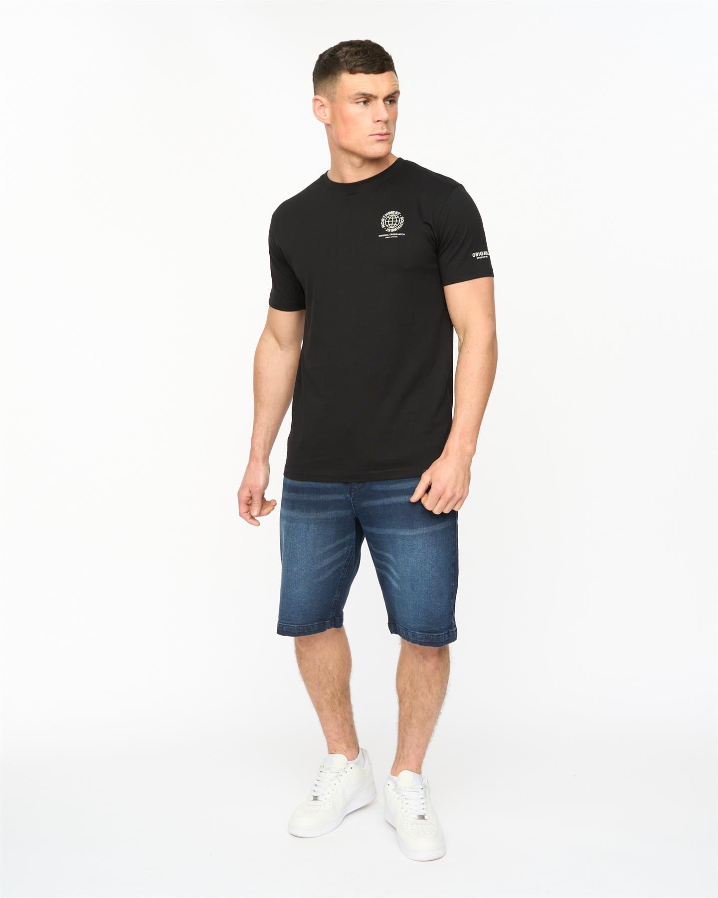 Mens Chittingtons T-Shirt Black