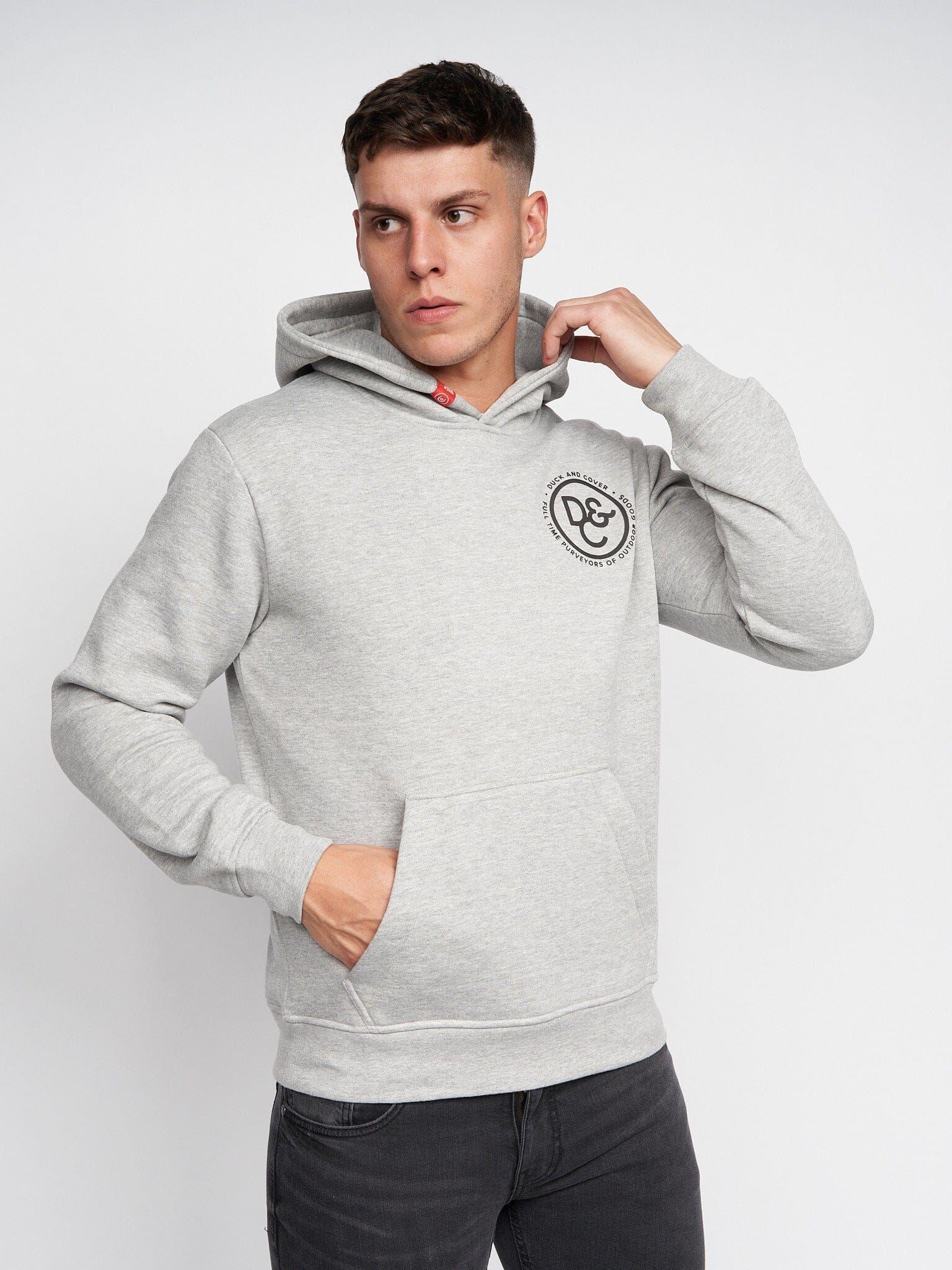 Macksony Hoodie Grey Marl