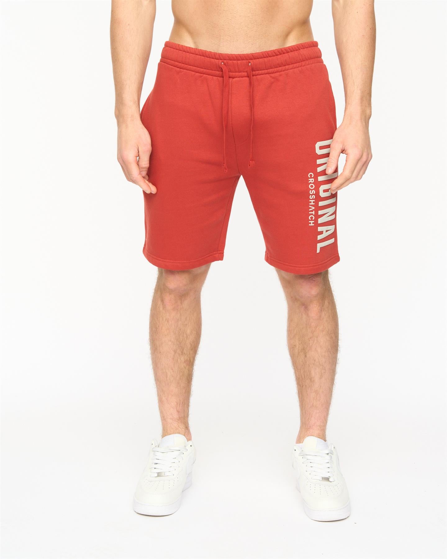 Mens Kensby Jog Shorts Red