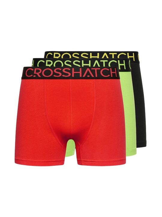 Highlighter Boxers 3pk Green Red