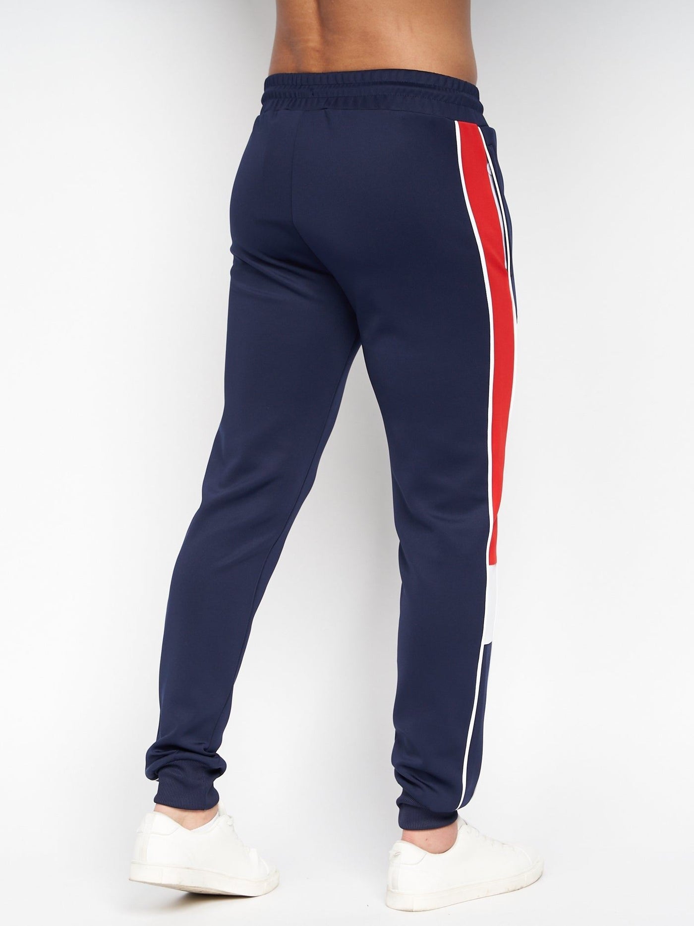 Mens Chinooks Tracksuit Navy/Red