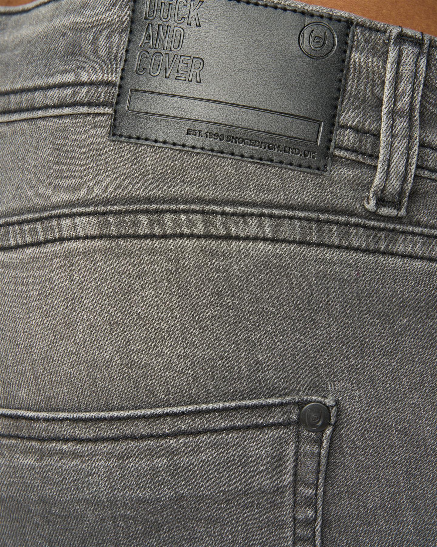 Mens Janstar Straight Leg Jeans Grey