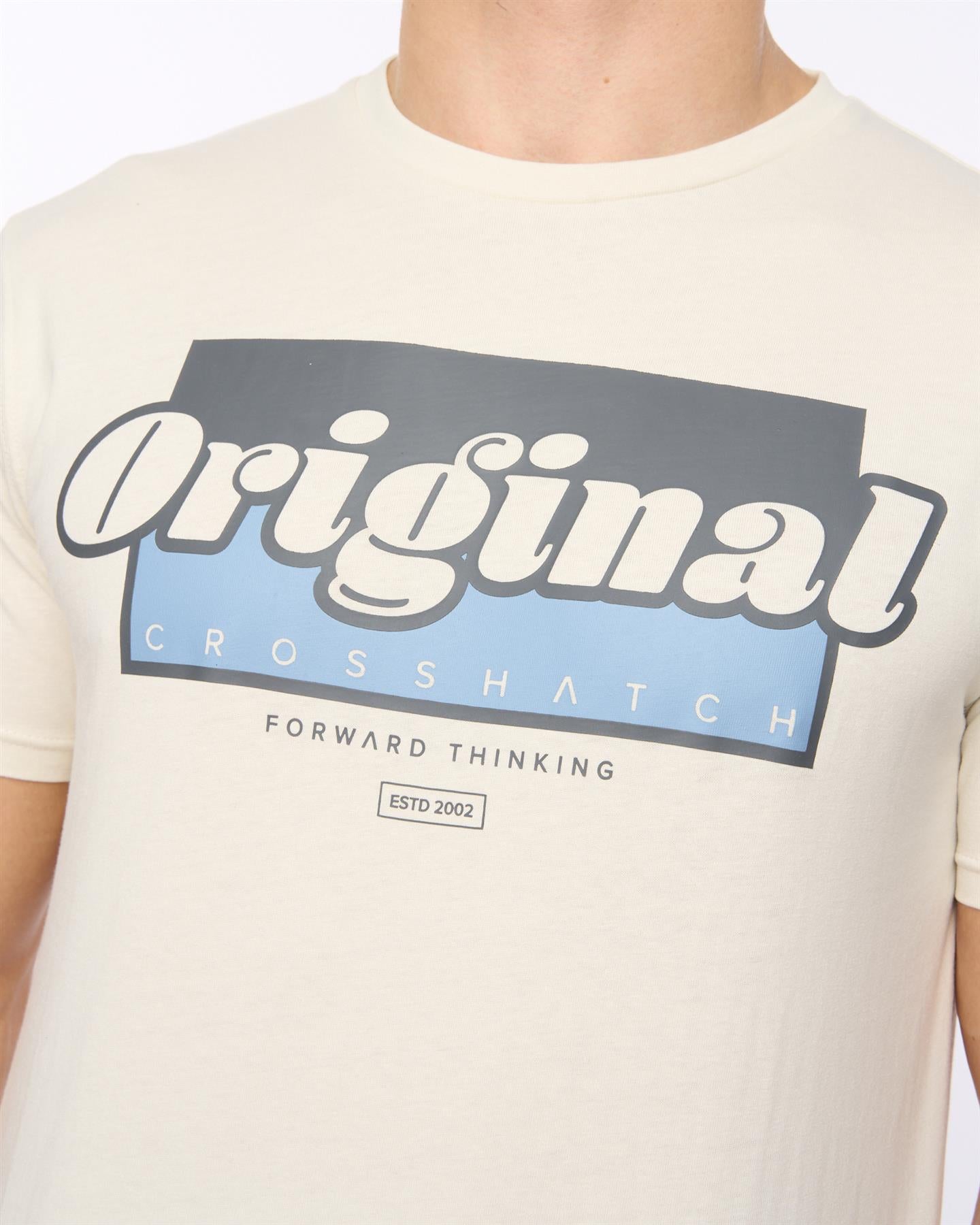 Mens Chevin T-Shirt Off White