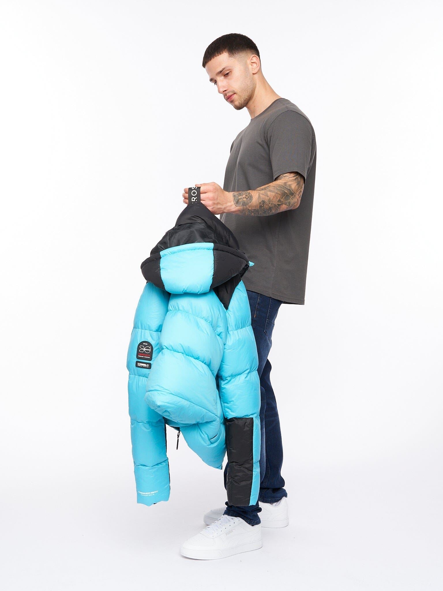Chemerley Hooded Jacket Turquoise