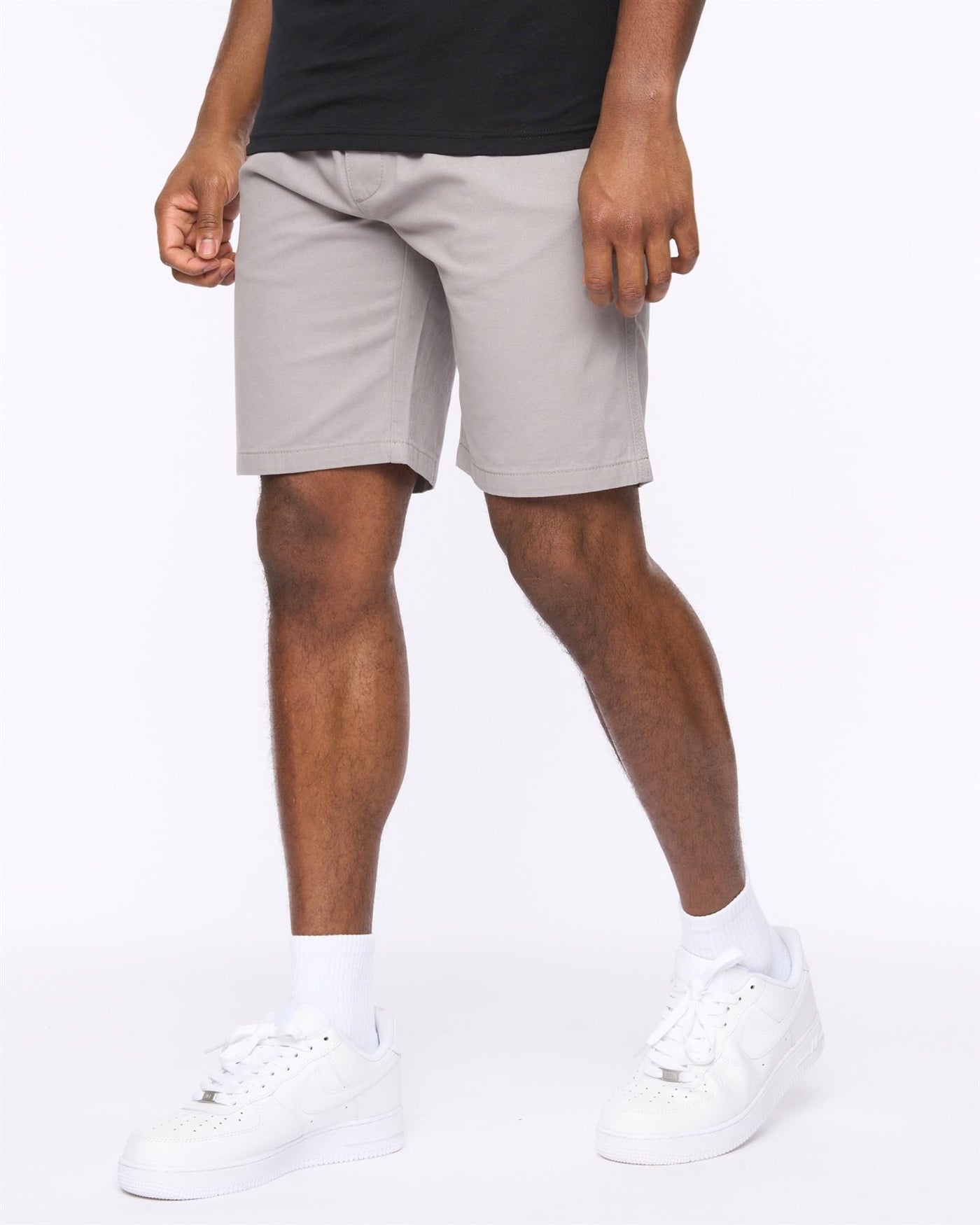 Mens Blansmoore Elastic Waist Shorts Grey