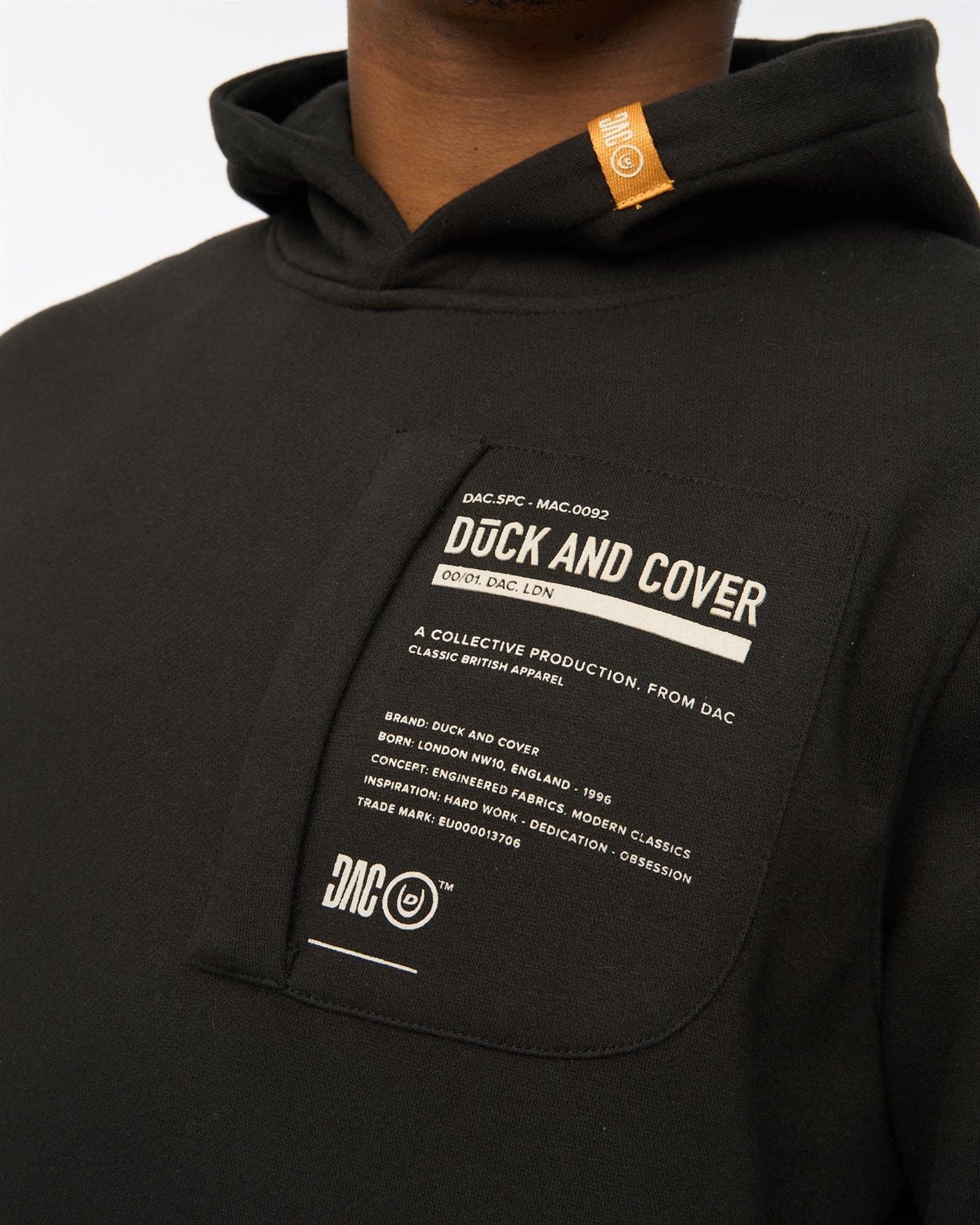 Mens Adamsberg Hoodie Black
