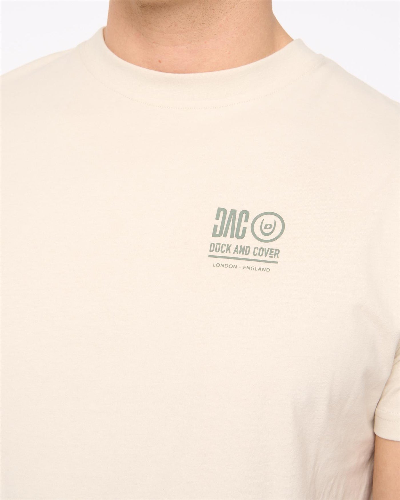 Mens Lynnfold T-Shirt Light Stone