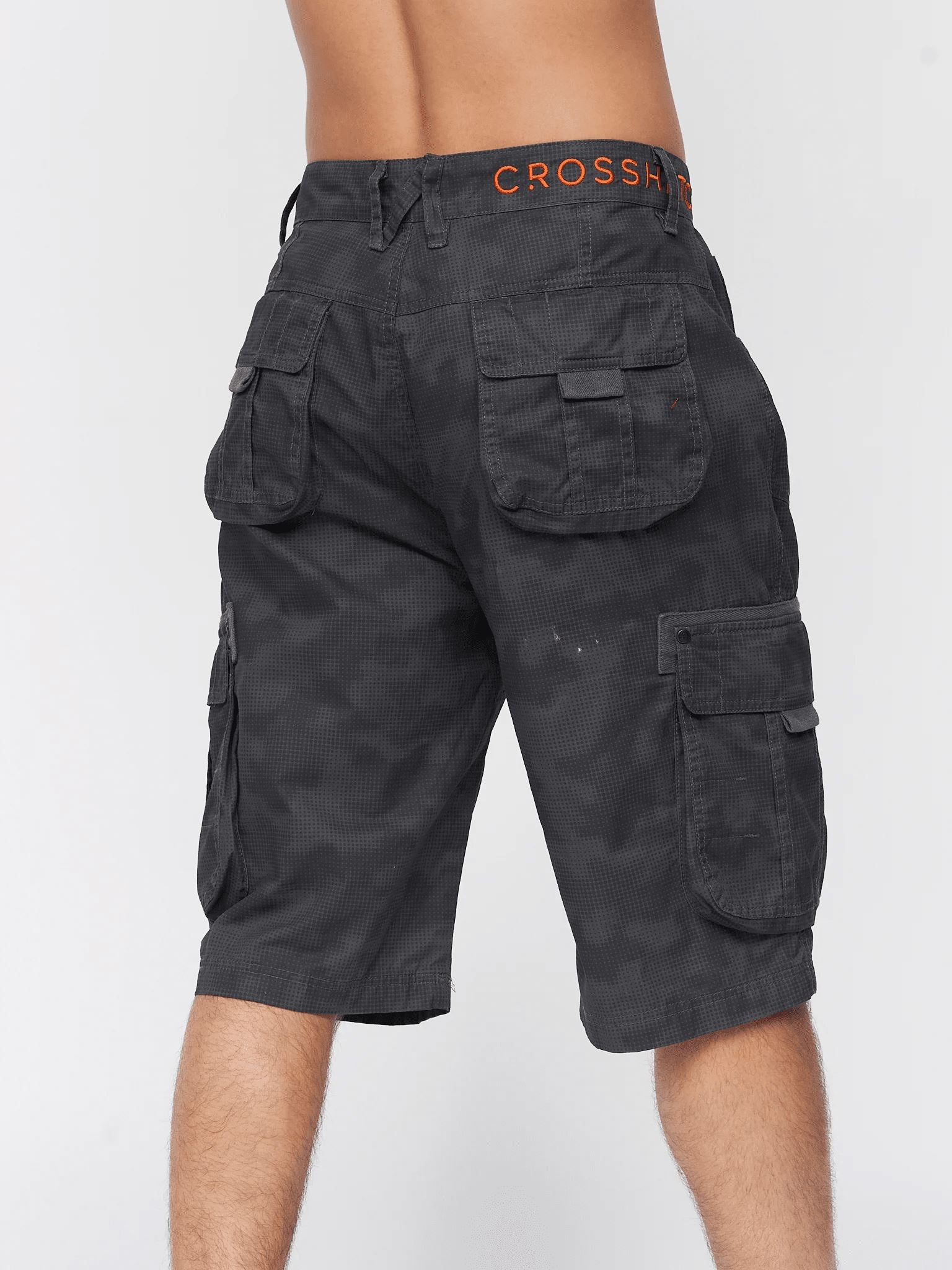 Hanwhere Combat Shorts Grey Camo