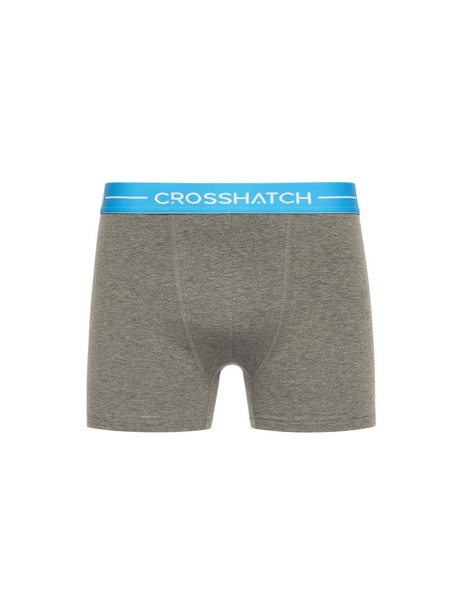 Mens Astral Bright Boxers 5pk Charcoal Marl