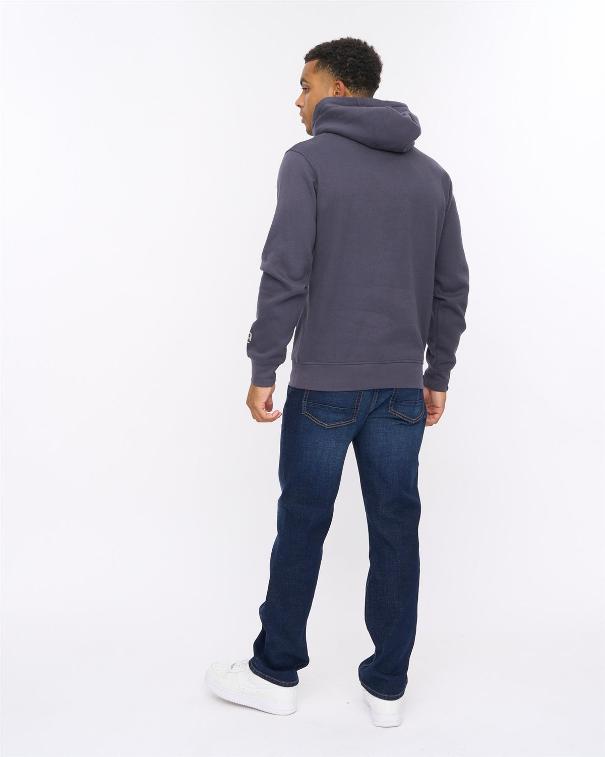 Mens Vintarge Hoodie Navy