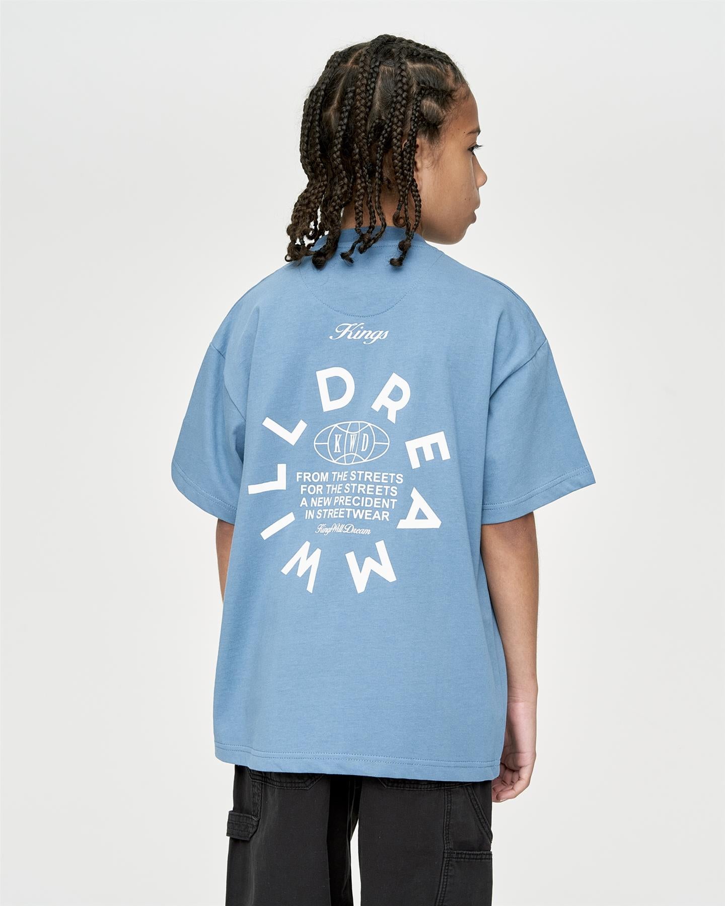 Kids Boys Studio Globalise T-Shirt Blue