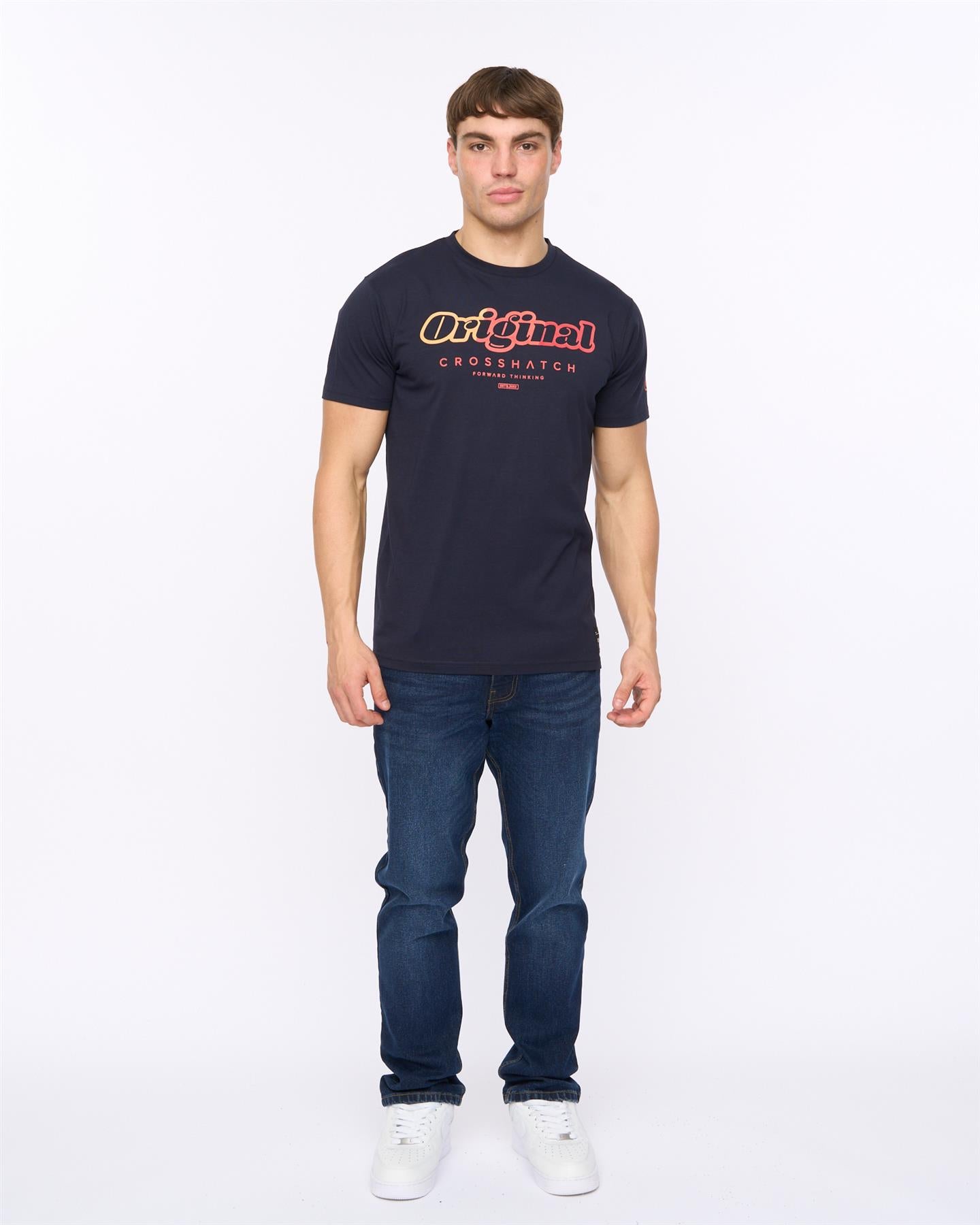 Mens Hybridge T-Shirt Navy