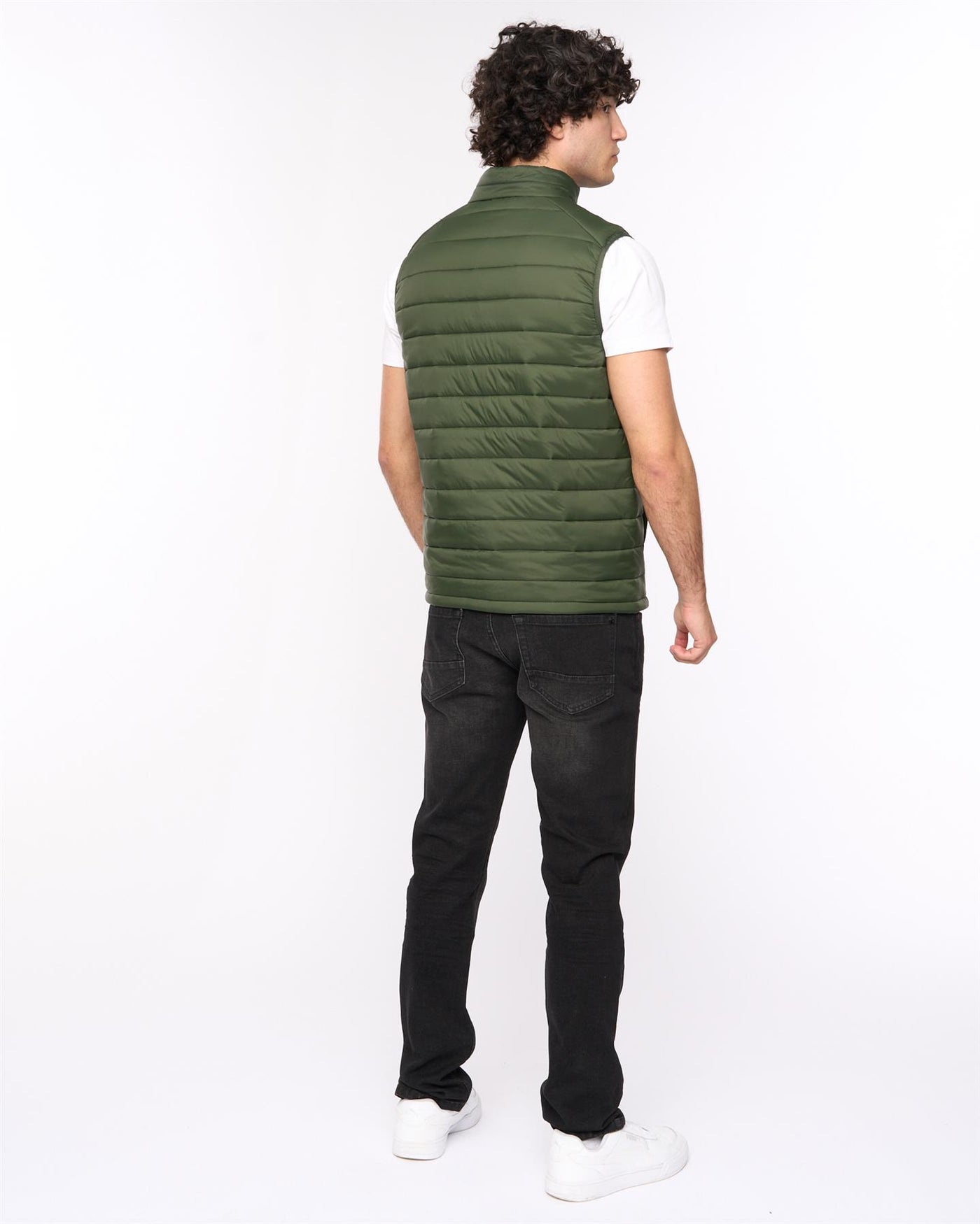Mens Earlam Gilet Olive